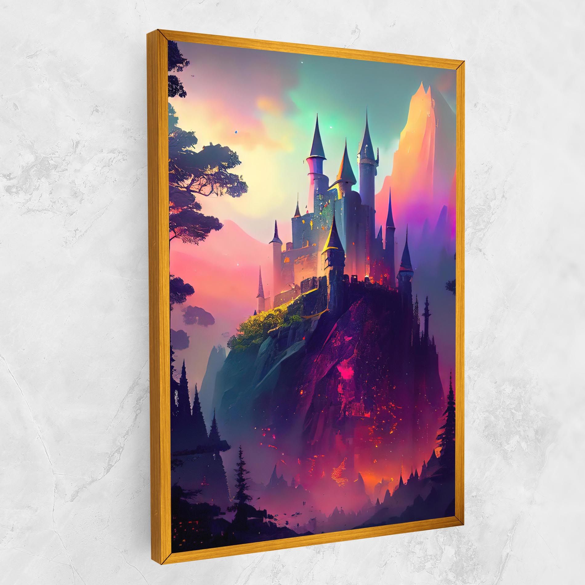 Purple Orange Castle mockup 1