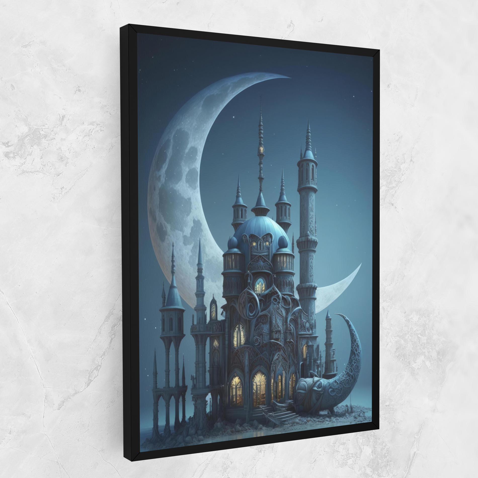 Leinwandbild Mosque Moon mockup 1