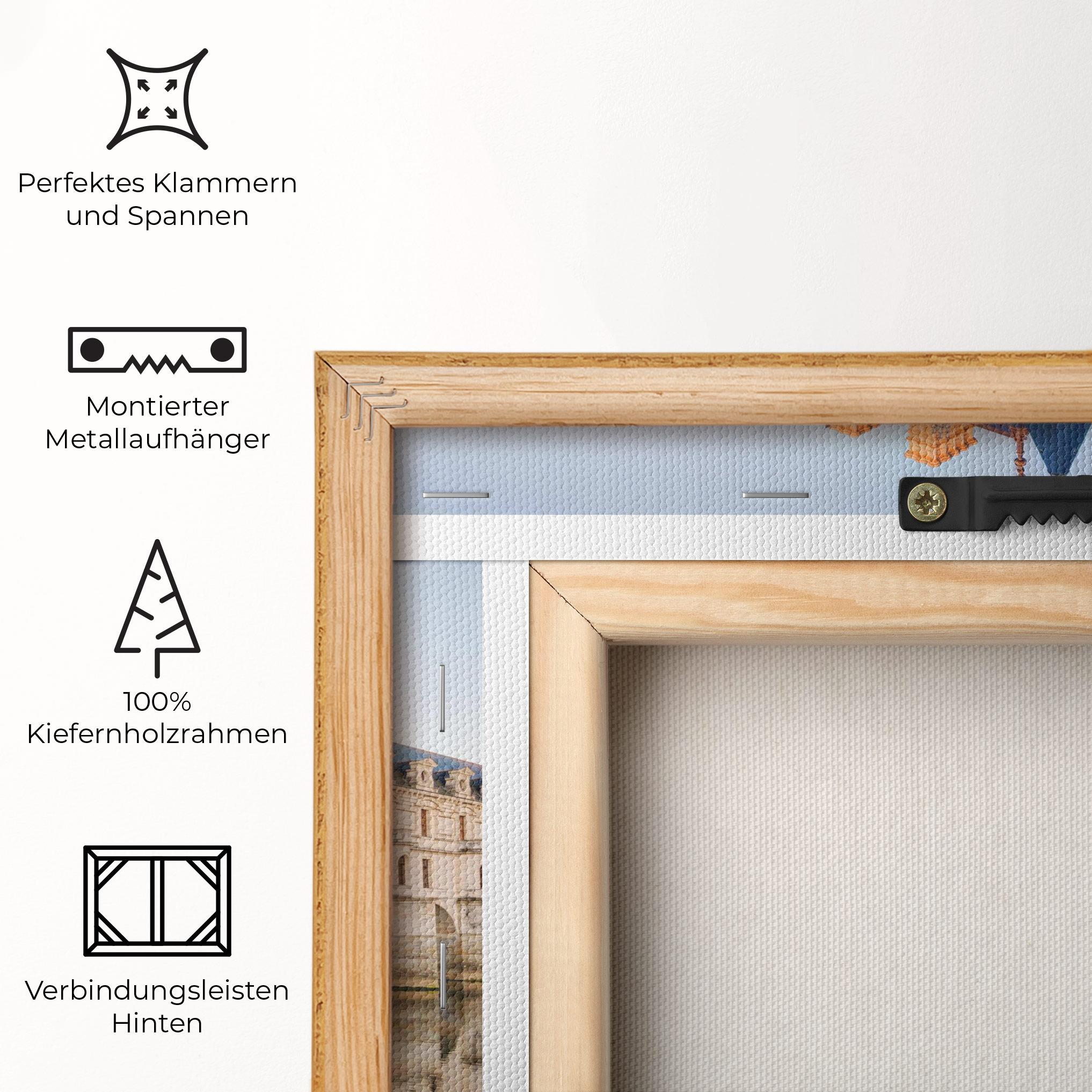 Leinwandbild Chateau France mockup 5