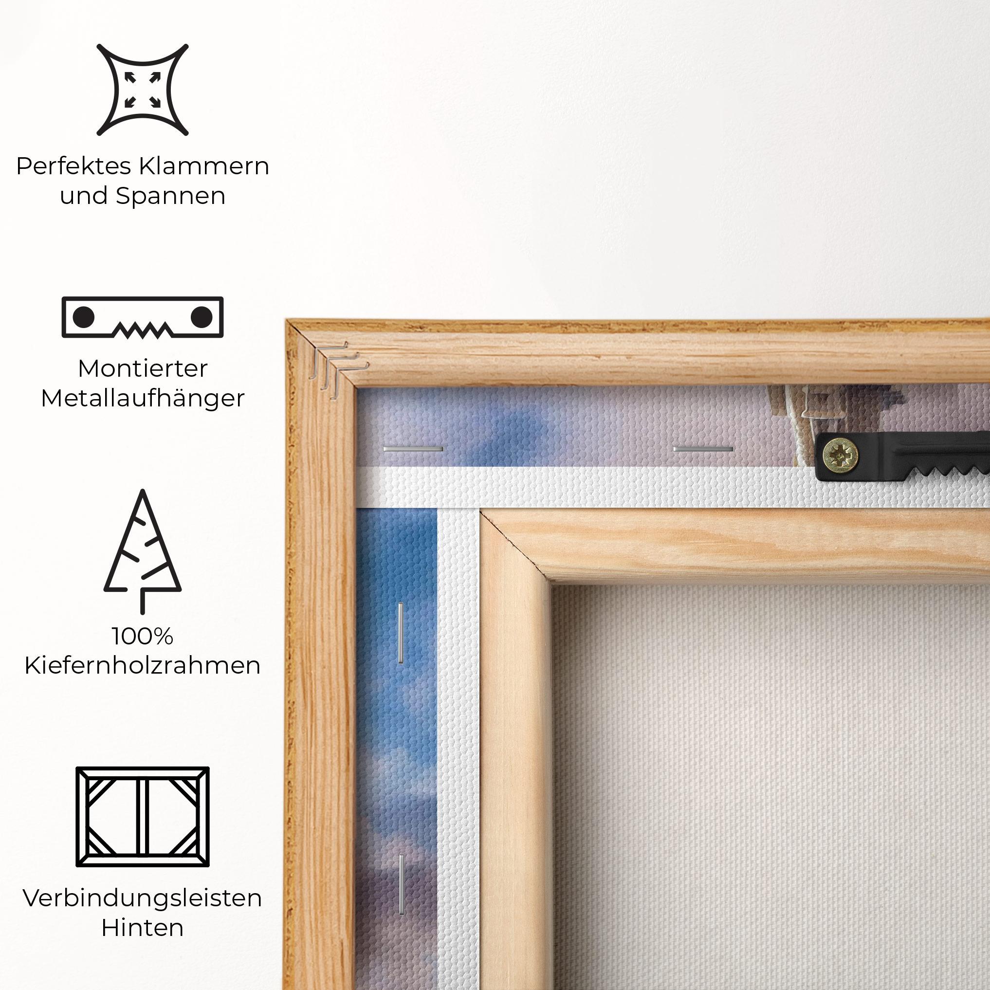 Leinwandbild Cream Castle mockup 5