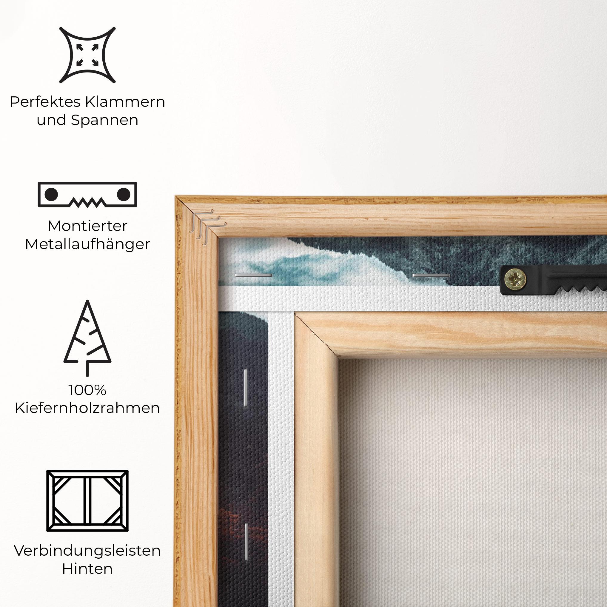 Leinwandbild Forest Castle mockup 5