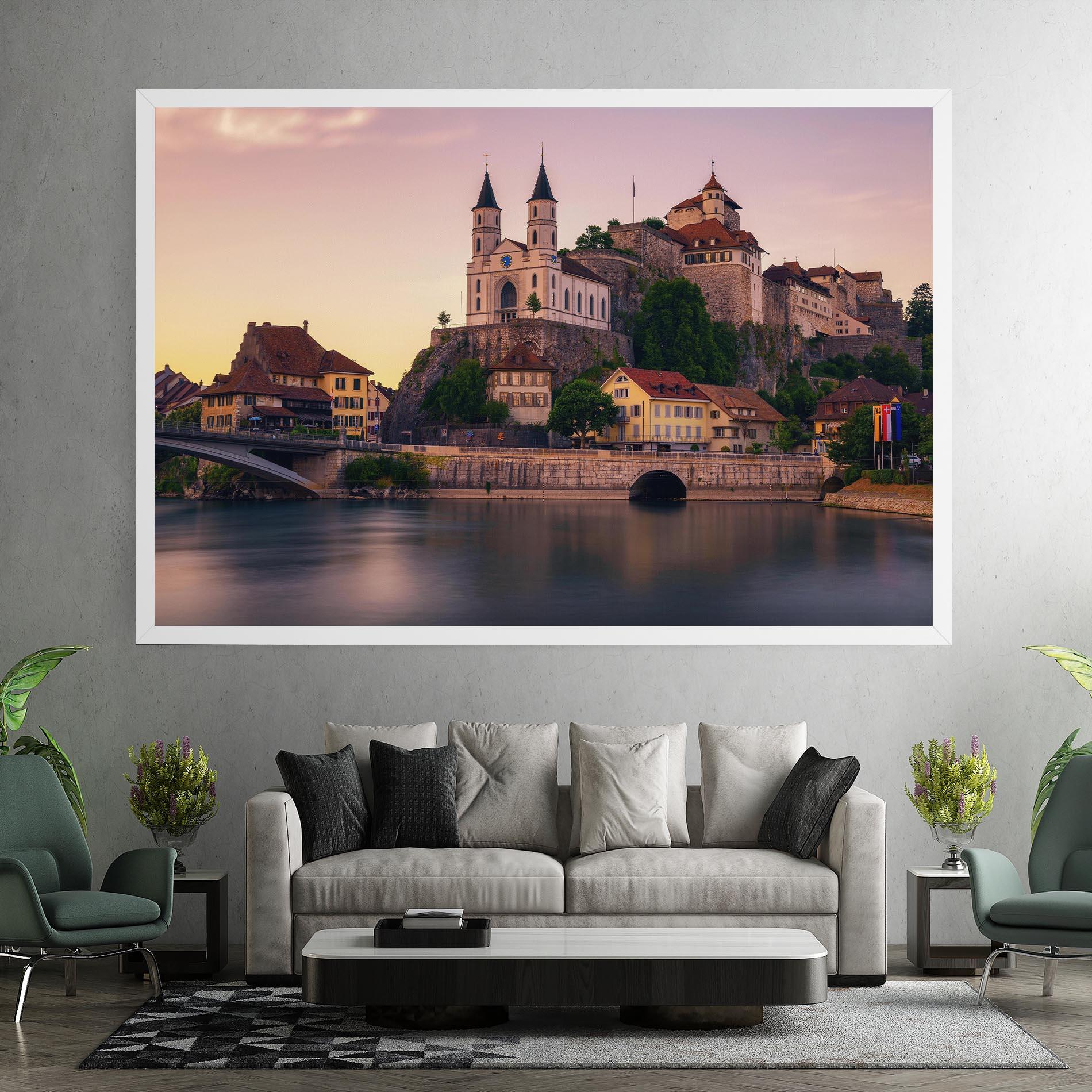 Leinwandbild Aarburg Castle mockup 7