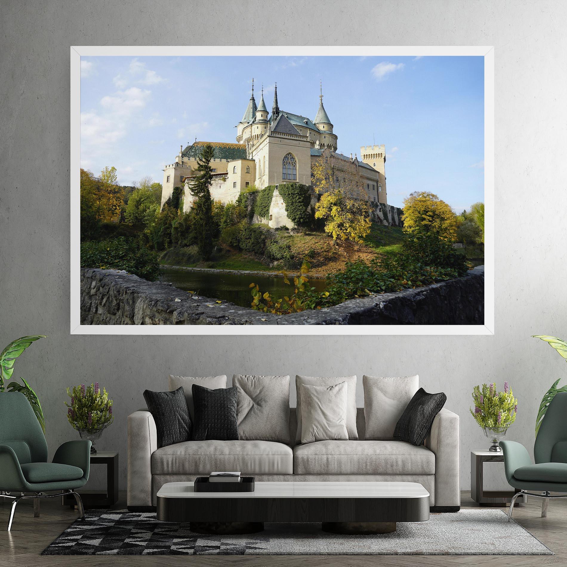 Leinwandbild Bojnice Castle Slovakia mockup 7