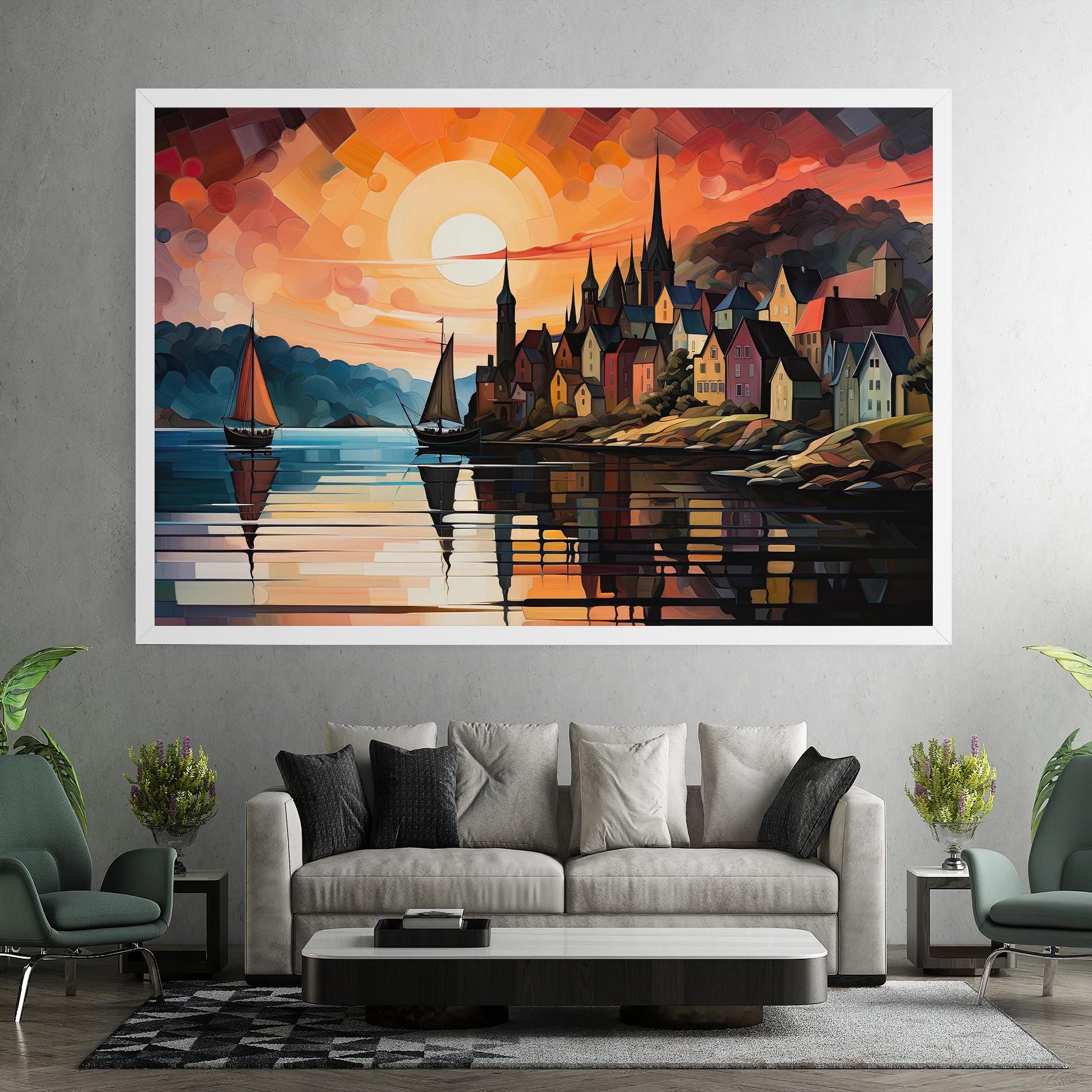 Castle Painting mockup 7