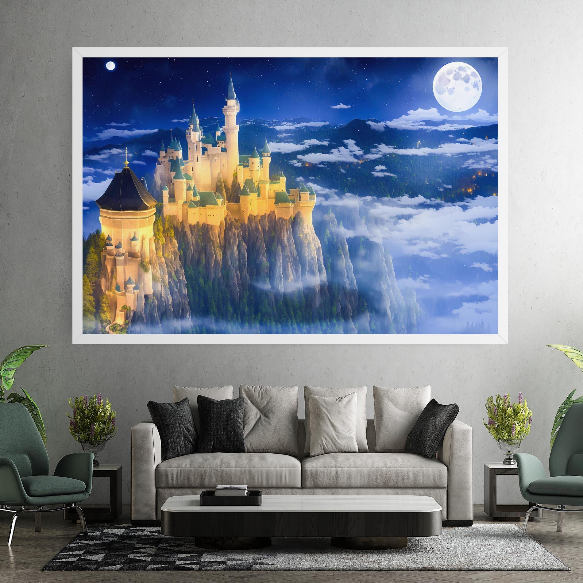 Leinwandbild Fairytale Castle mockup 7