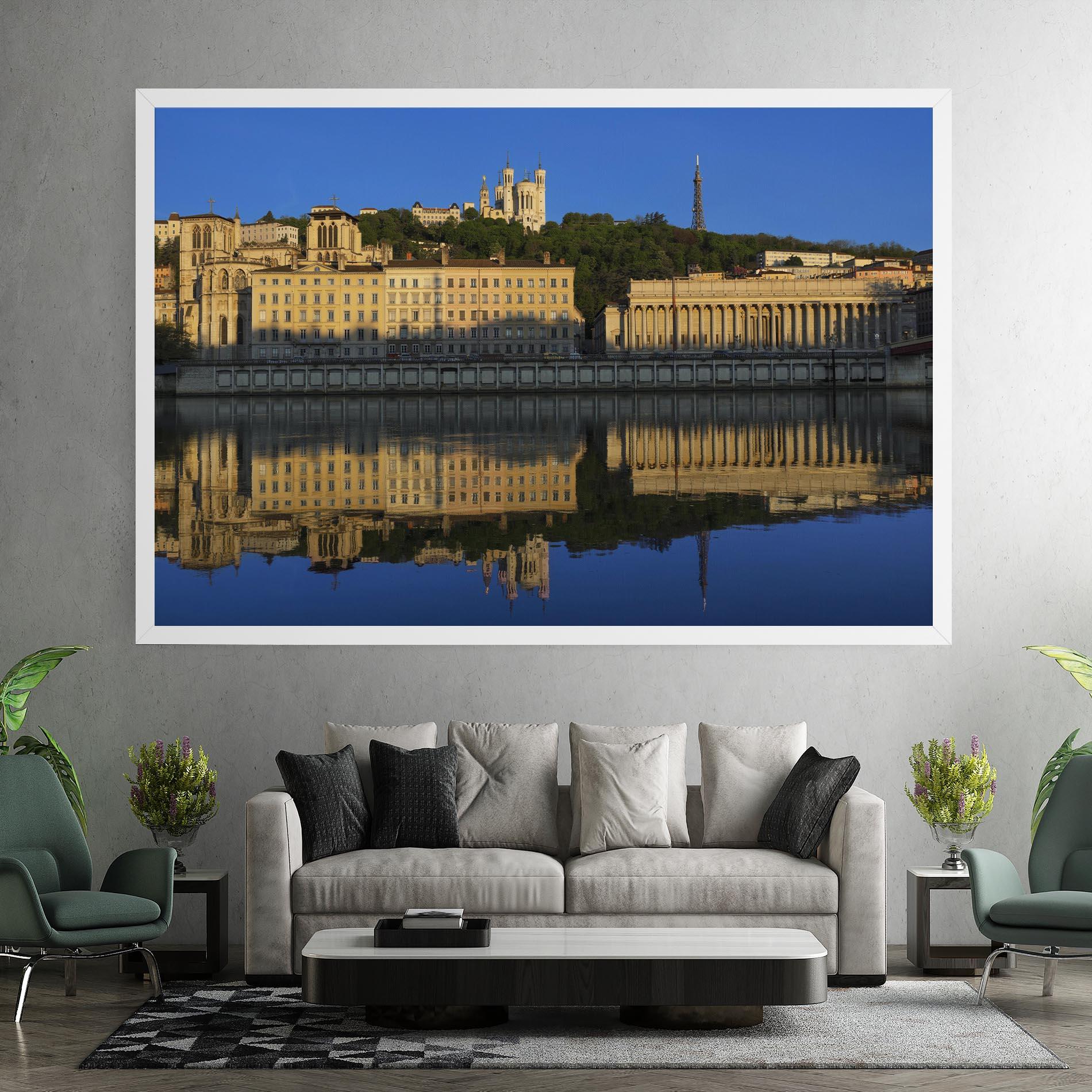 Leinwandbild Lyon France mockup 7