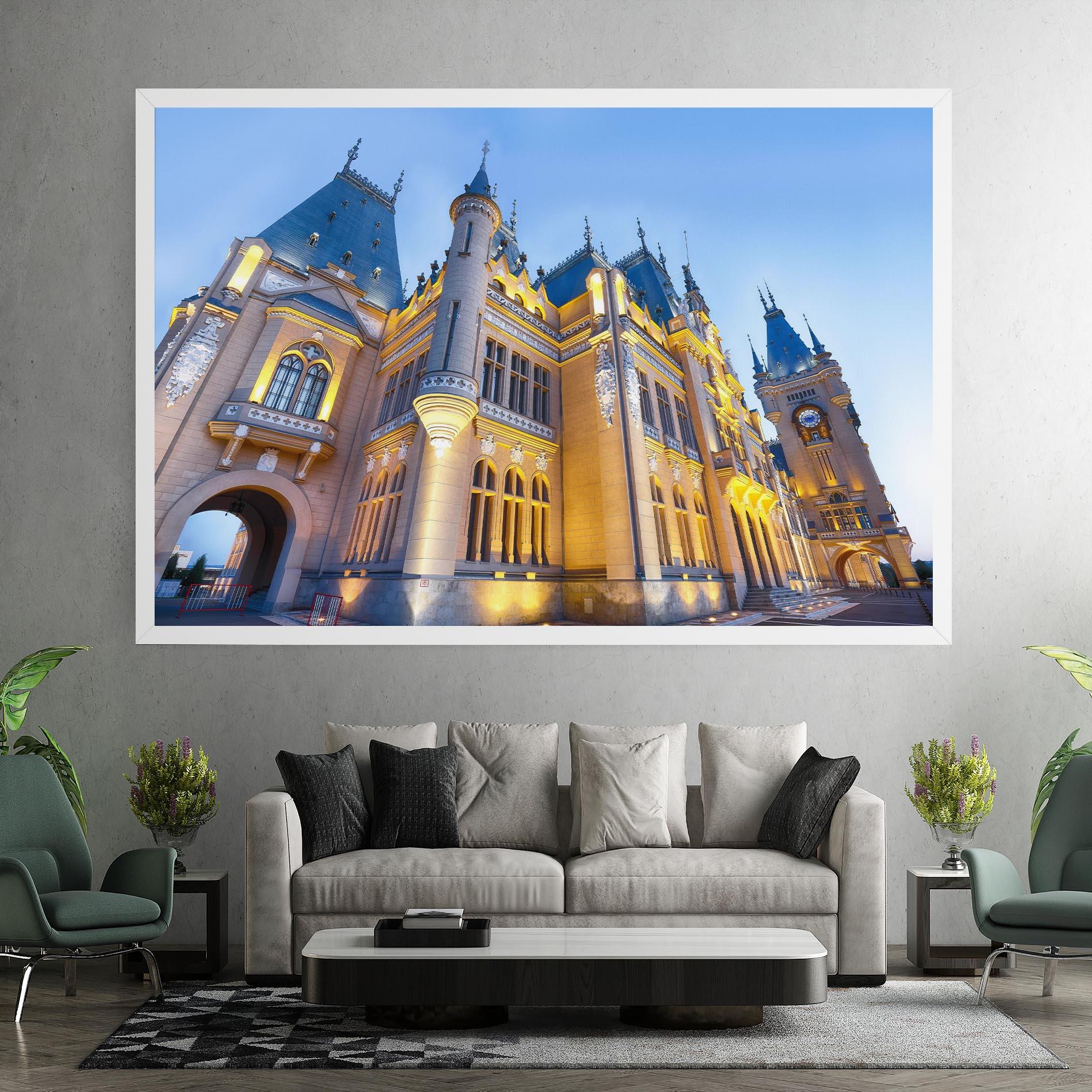 Leinwandbild Palace Culture Romania mockup 7