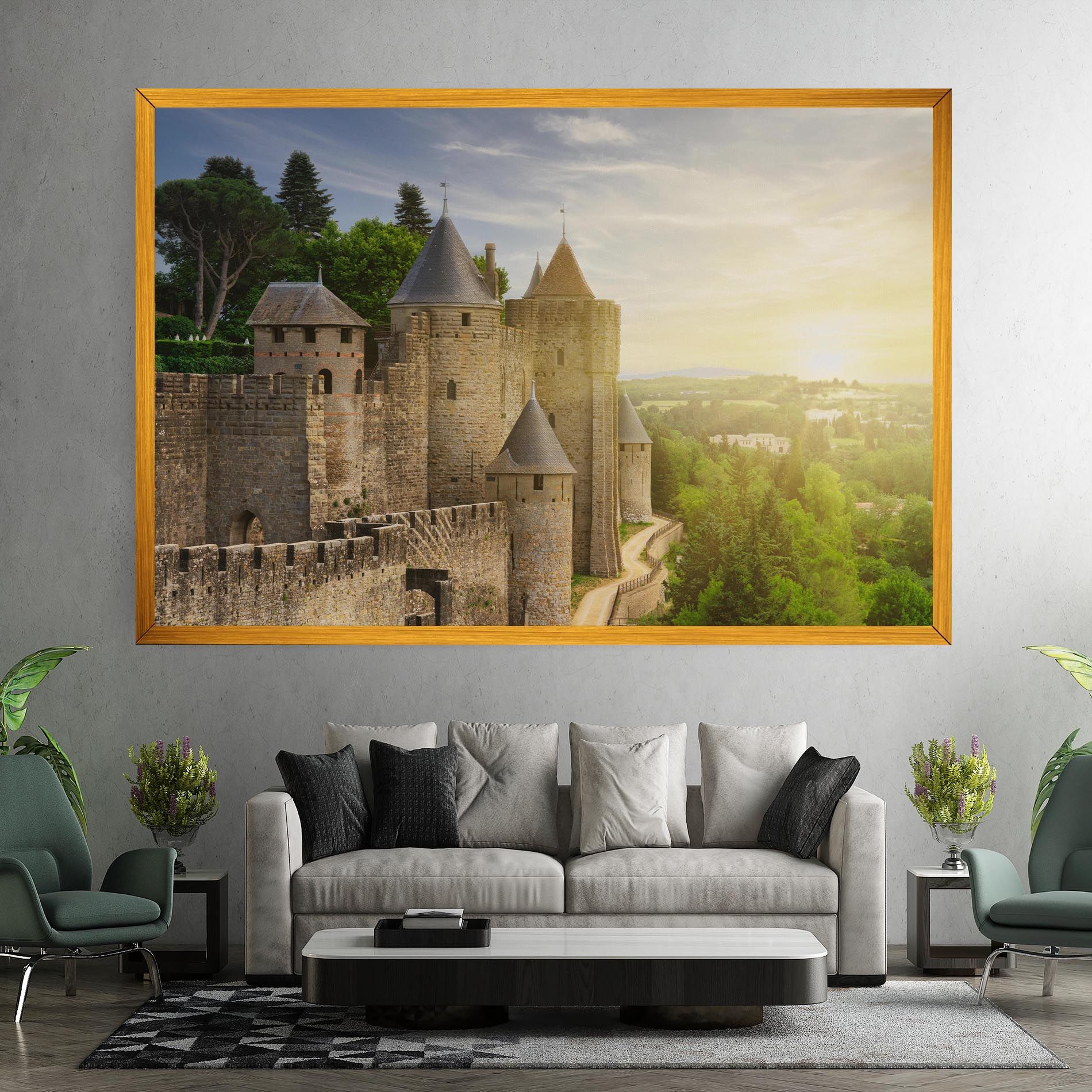 Carcassonne France mockup 7