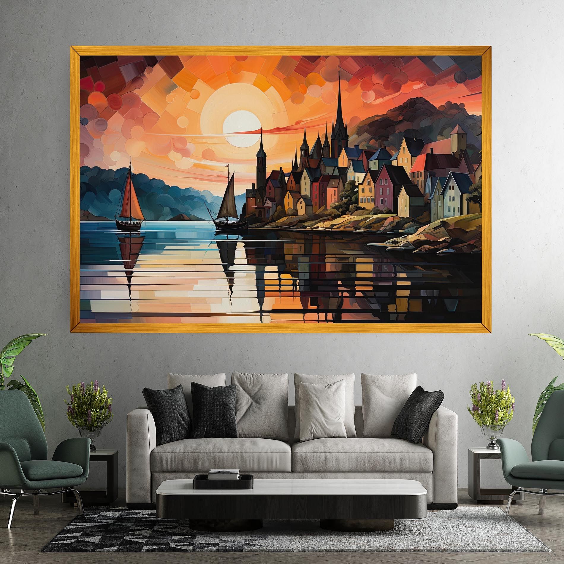 Castle Painting mockup 7