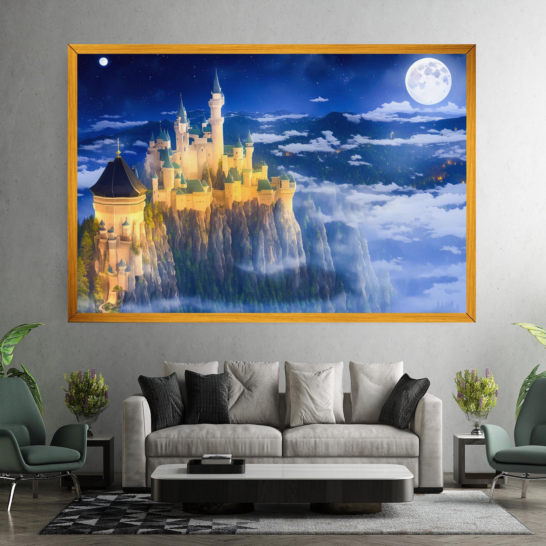 Leinwandbild Fairytale Castle mockup 7