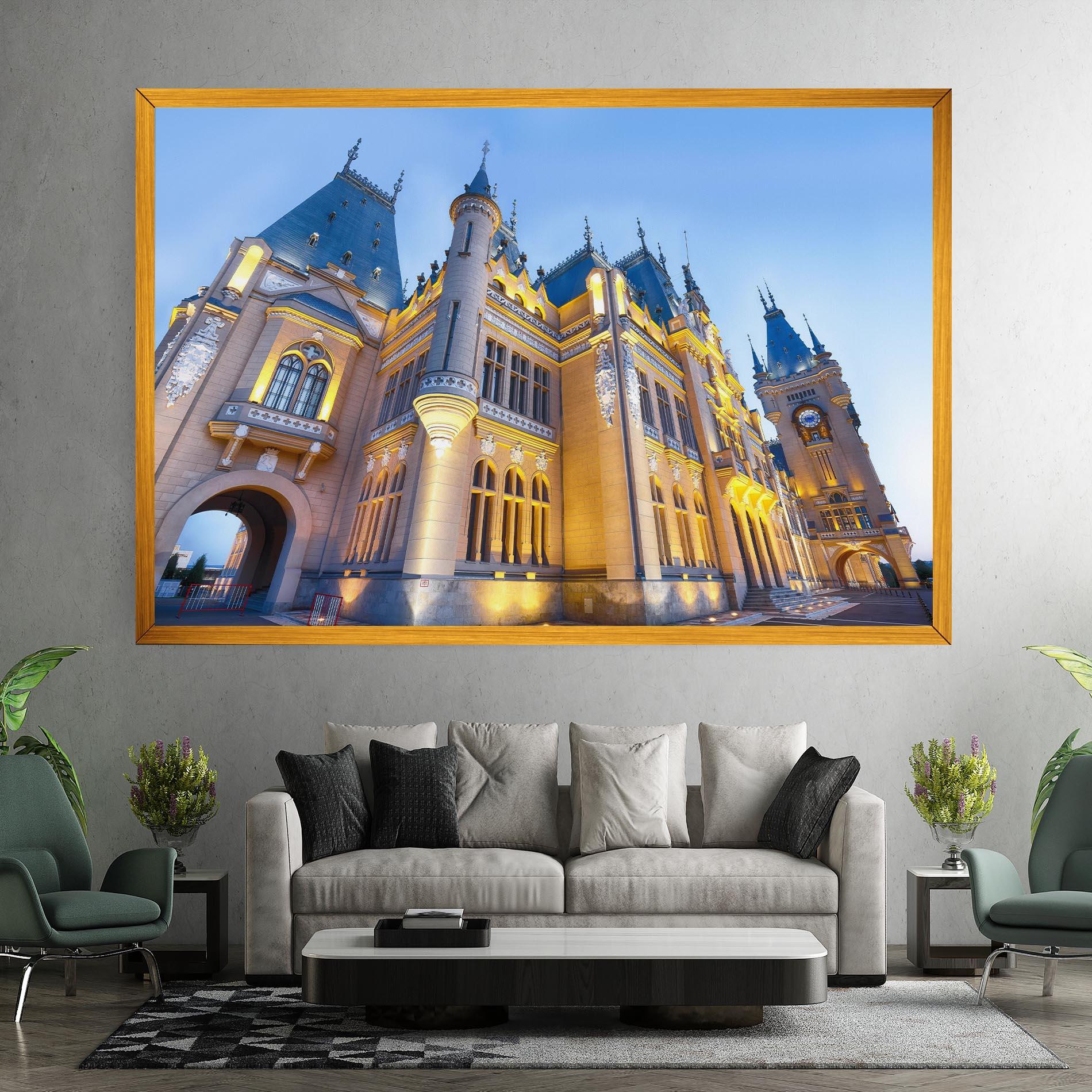 Leinwandbild Palace Culture Romania mockup 7