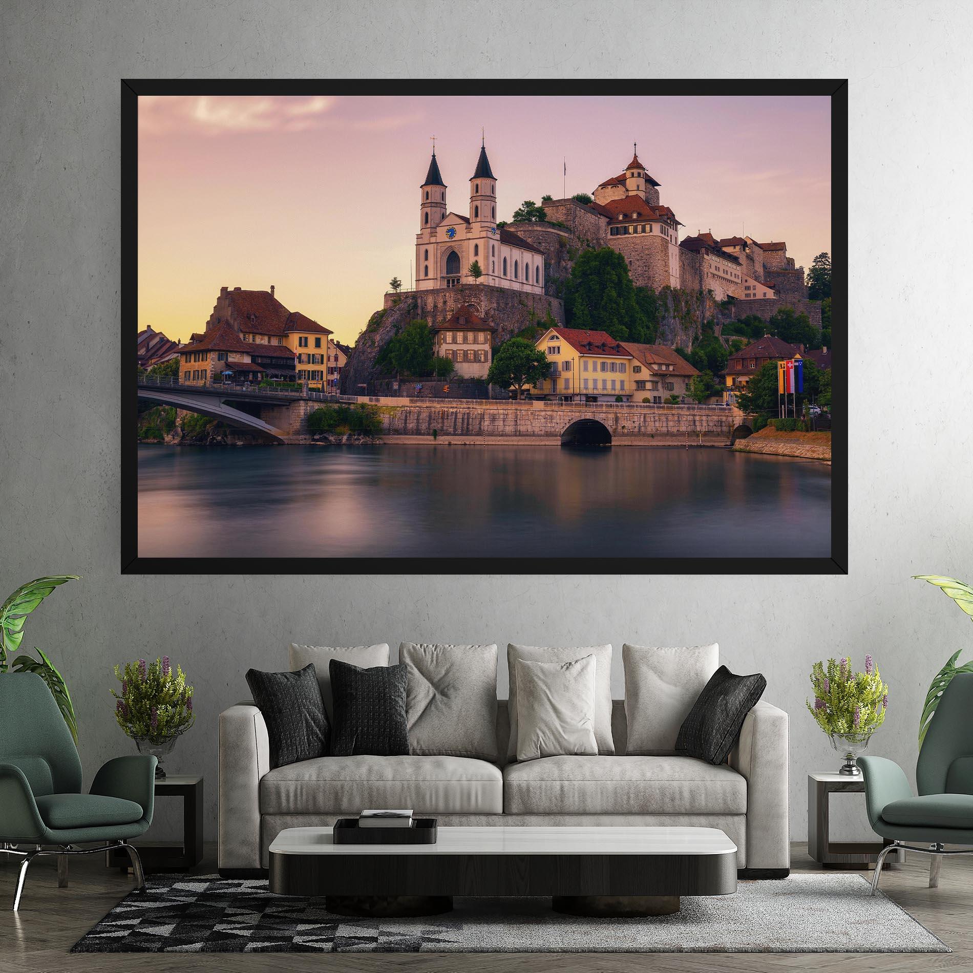 Leinwandbild Aarburg Castle mockup 7