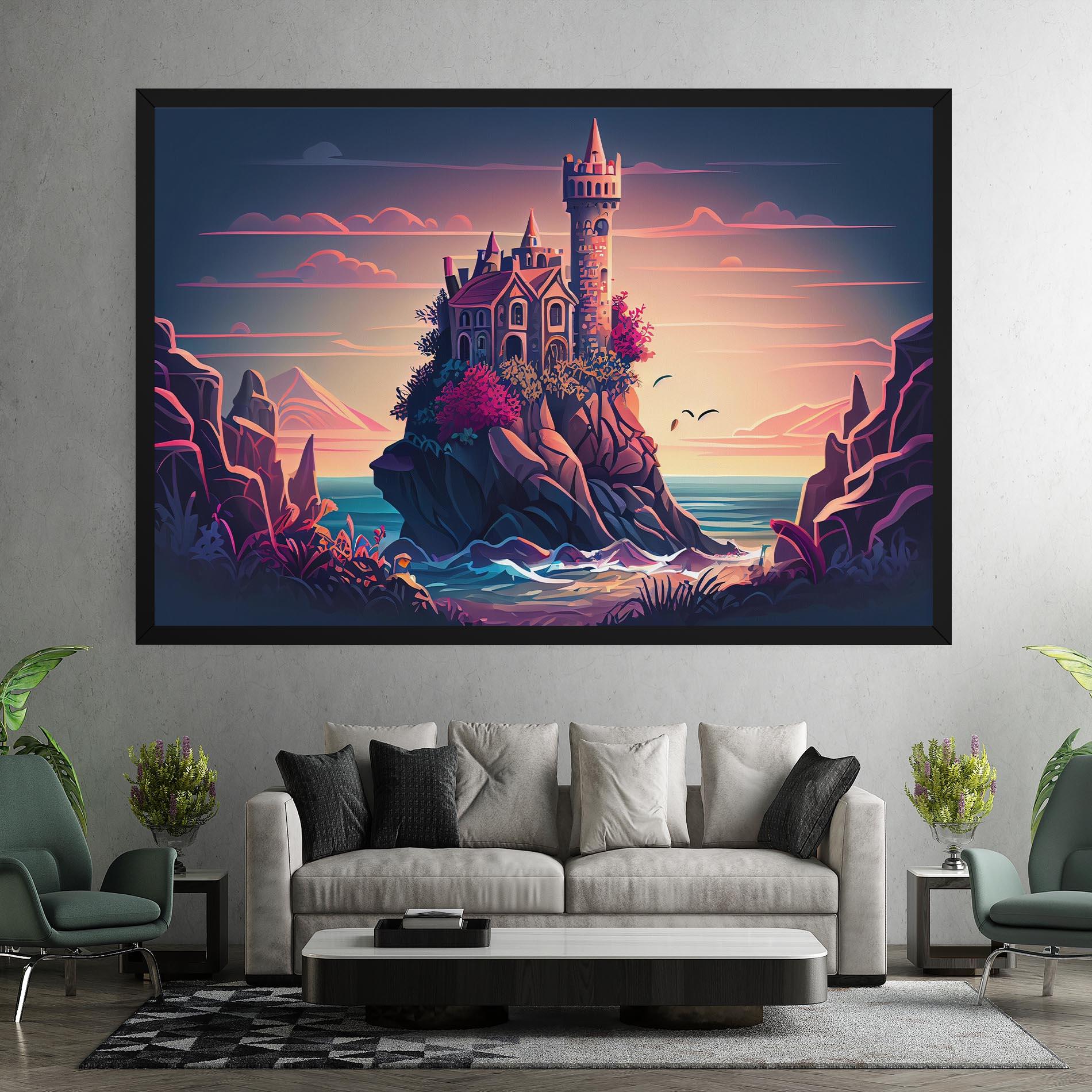 Leinwandbild Cliff Castle mockup 7
