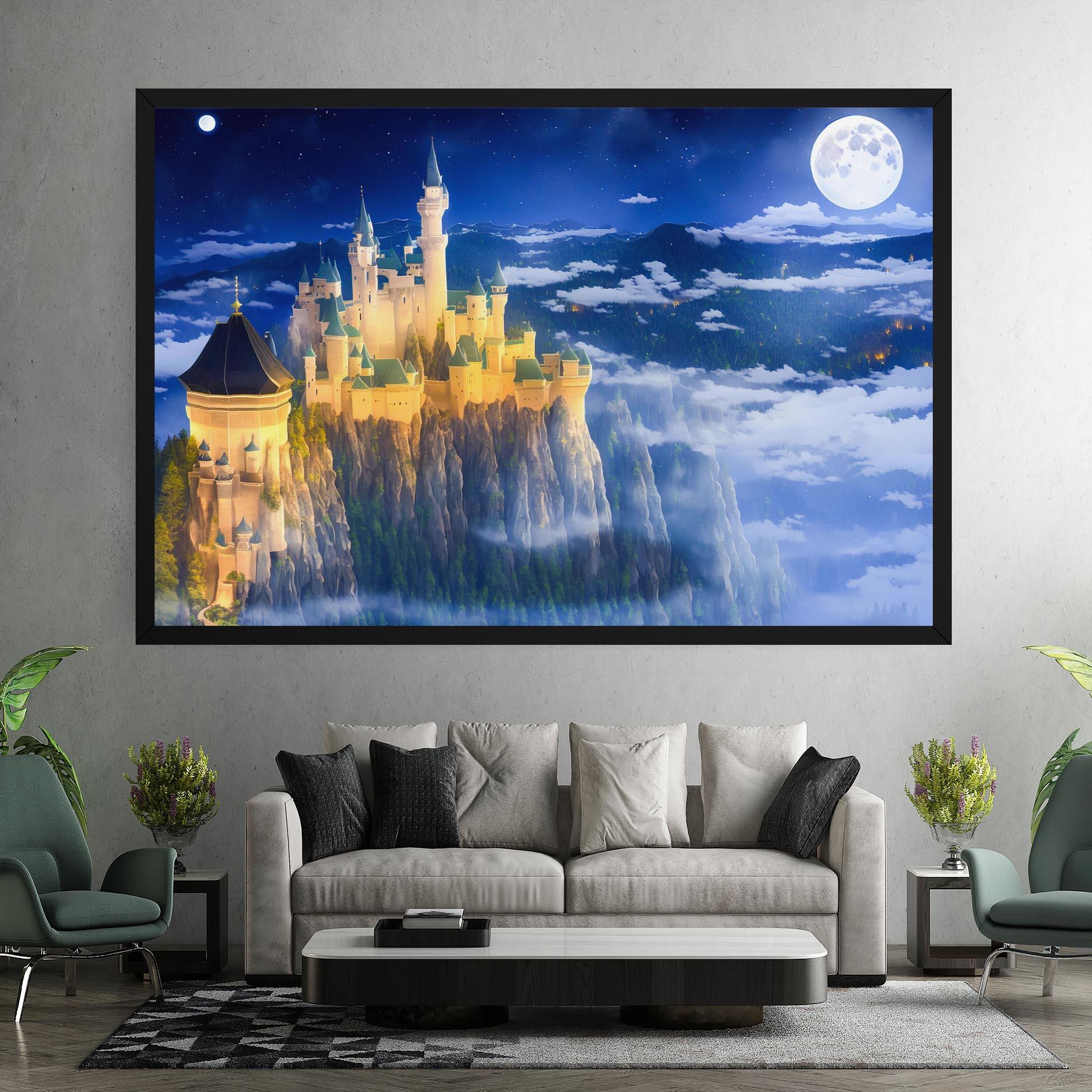Leinwandbild Fairytale Castle mockup 7
