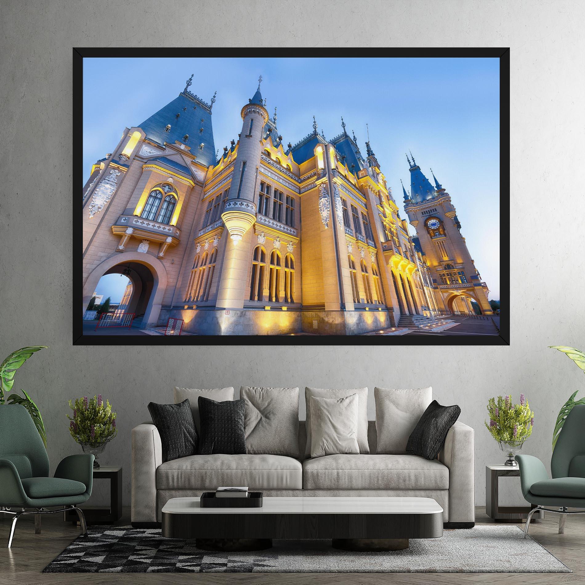 Leinwandbild Palace Culture Romania mockup 7