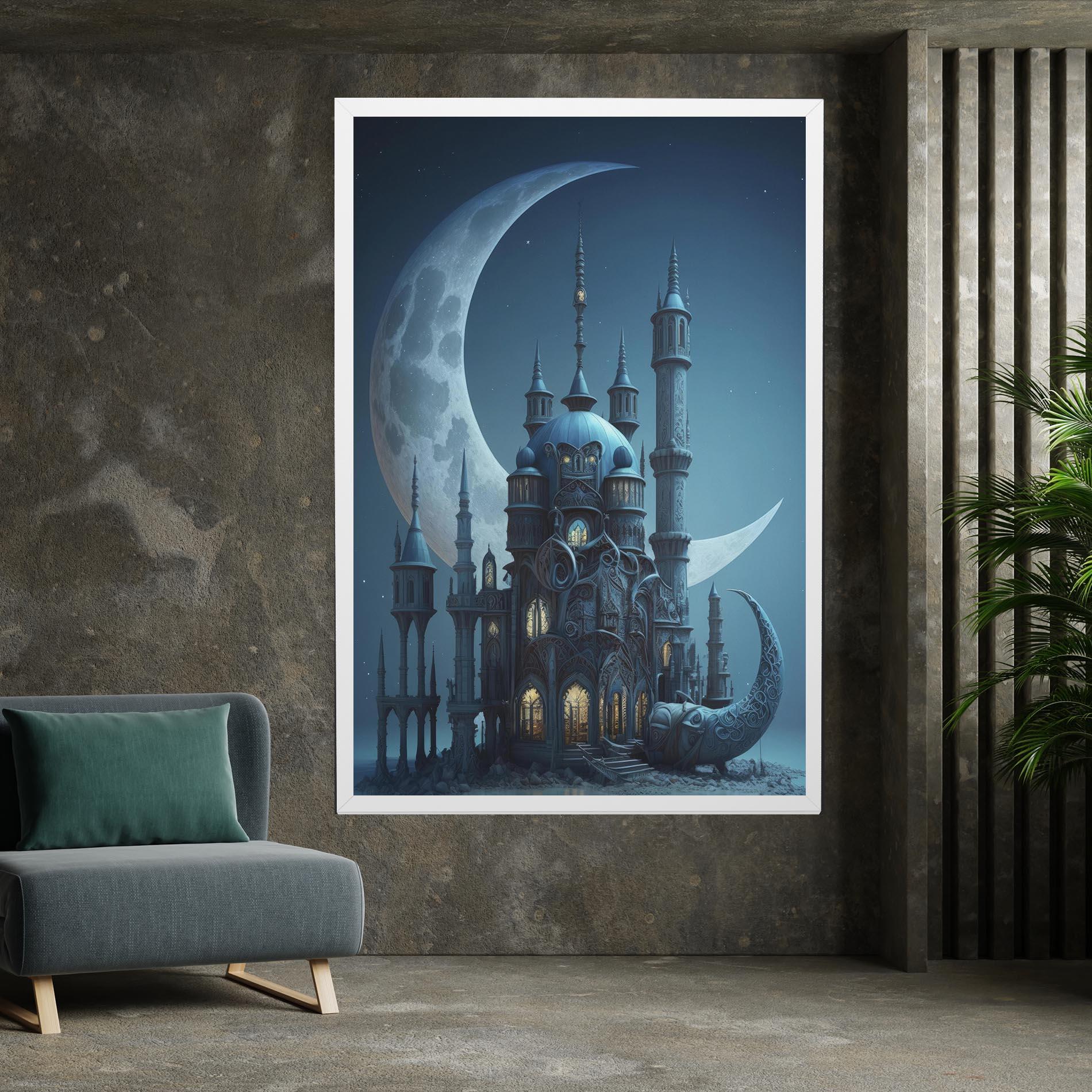Leinwandbild Mosque Moon mockup 7