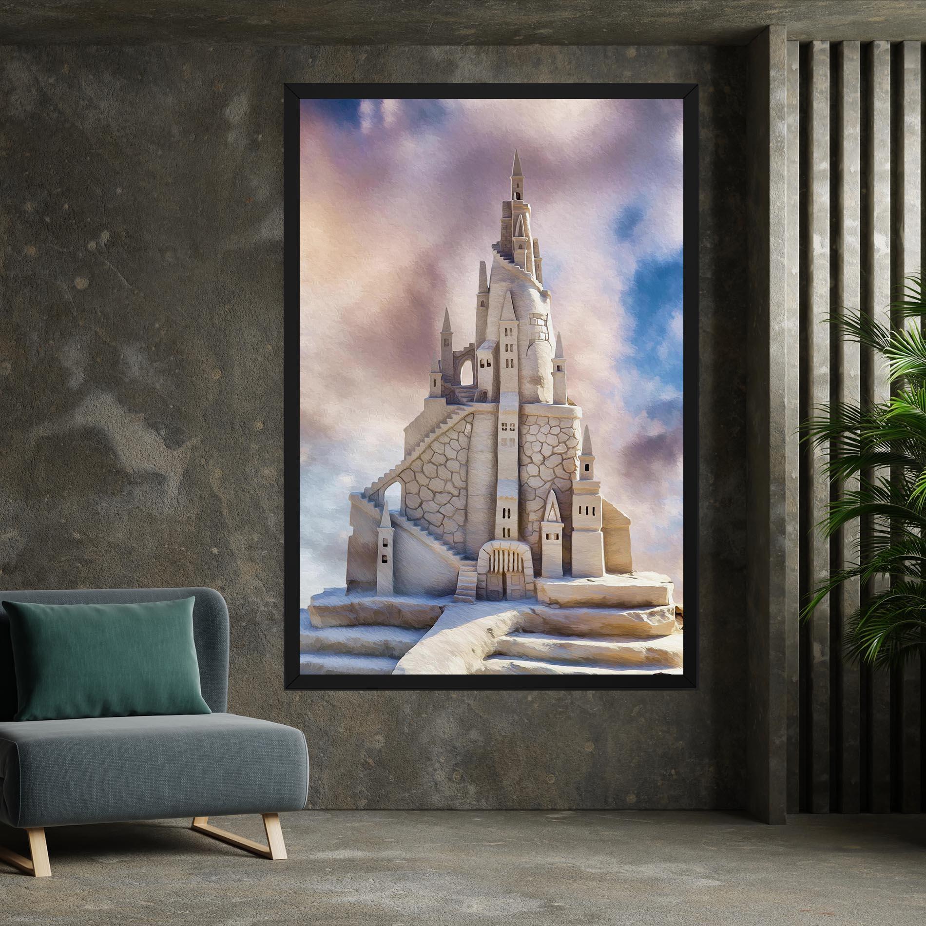 Leinwandbild Cream Castle mockup 7