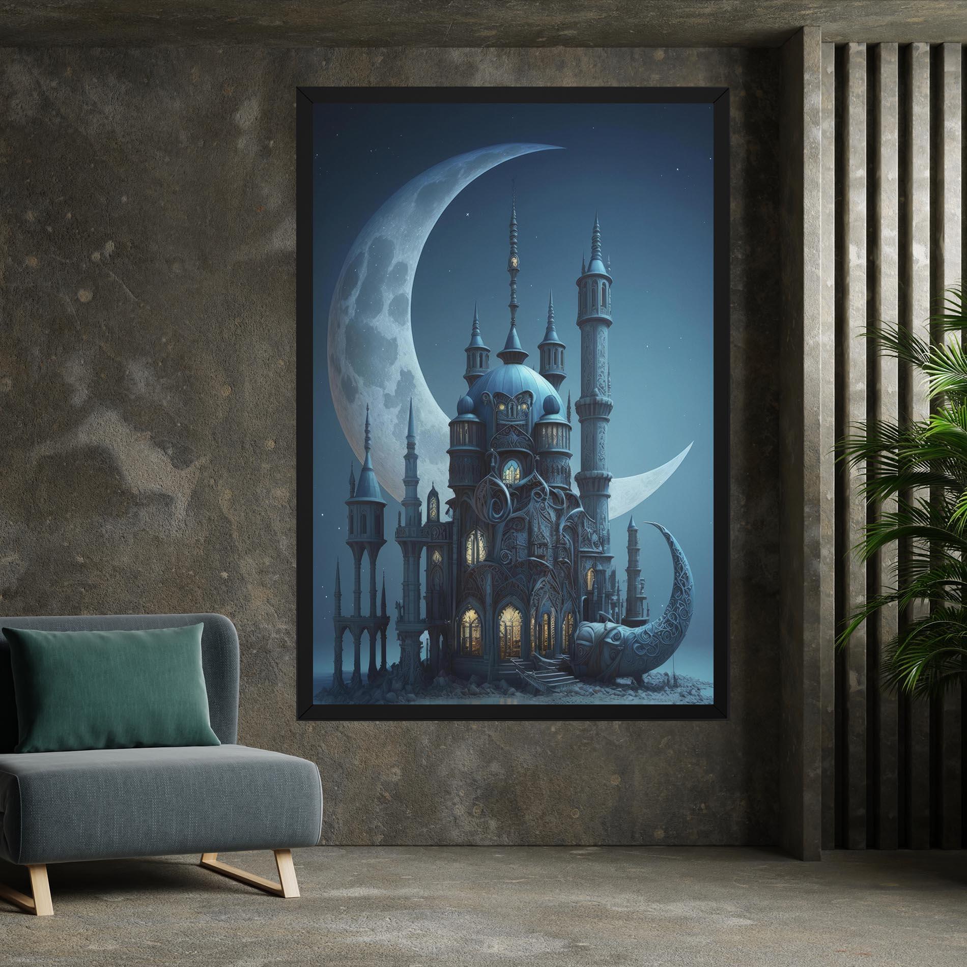 Leinwandbild Mosque Moon mockup 7