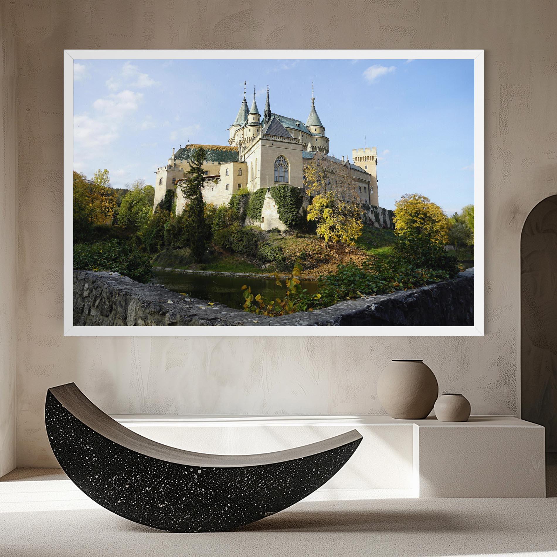 Leinwandbild Bojnice Castle Slovakia mockup 8