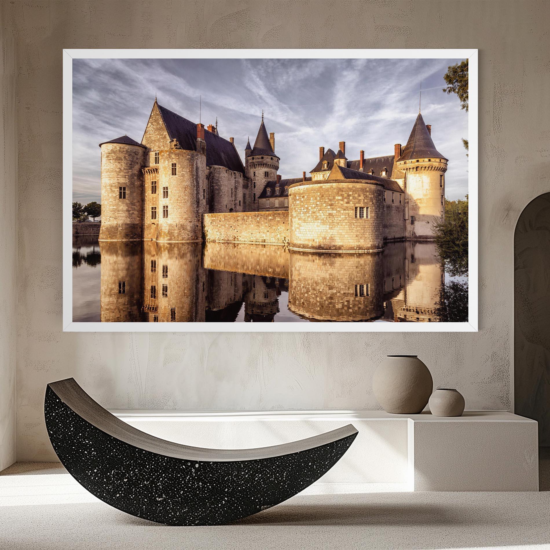 Leinwandbild Chateau Castle mockup 8