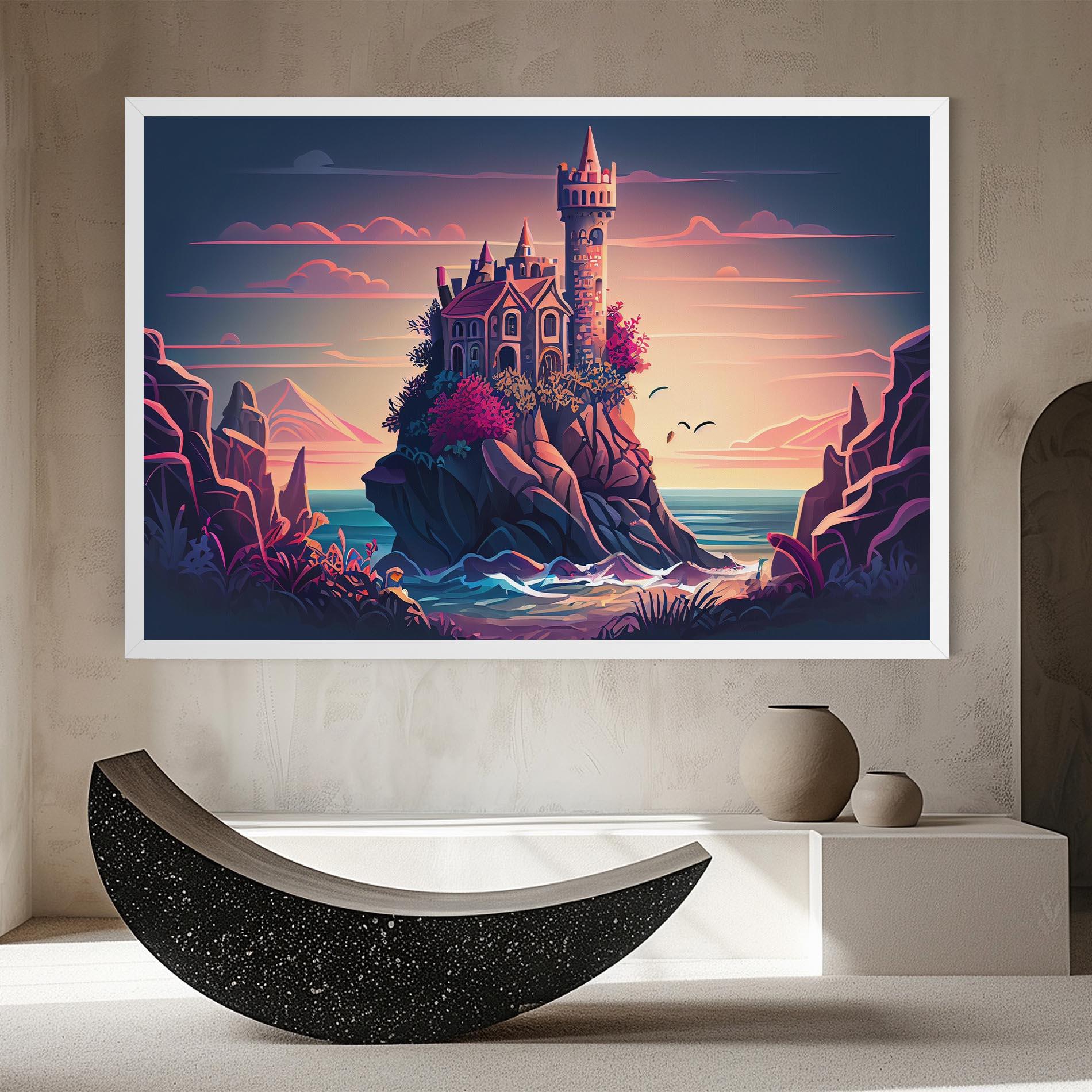 Leinwandbild Cliff Castle mockup 8