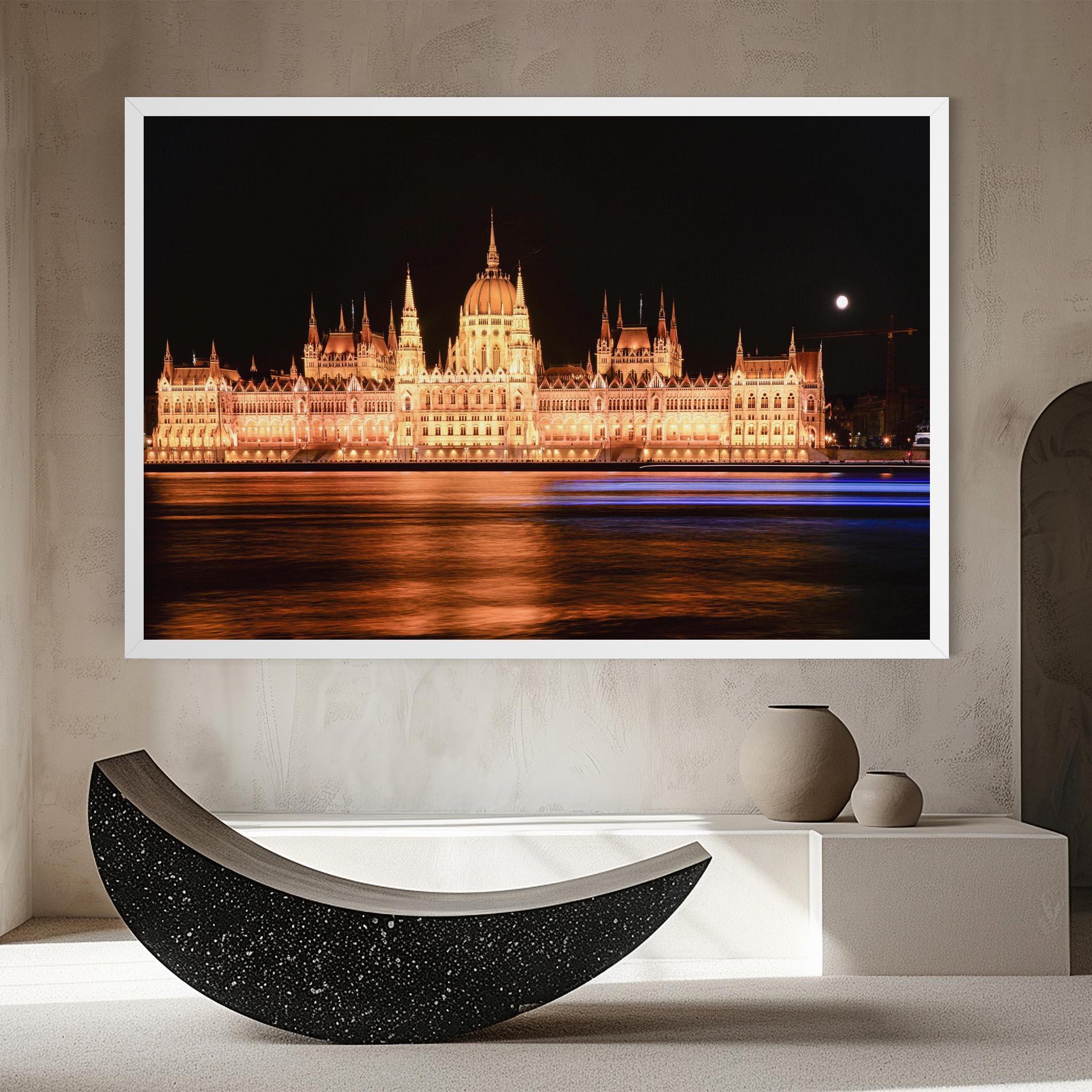 Leinwandbild Night Reflection mockup 8