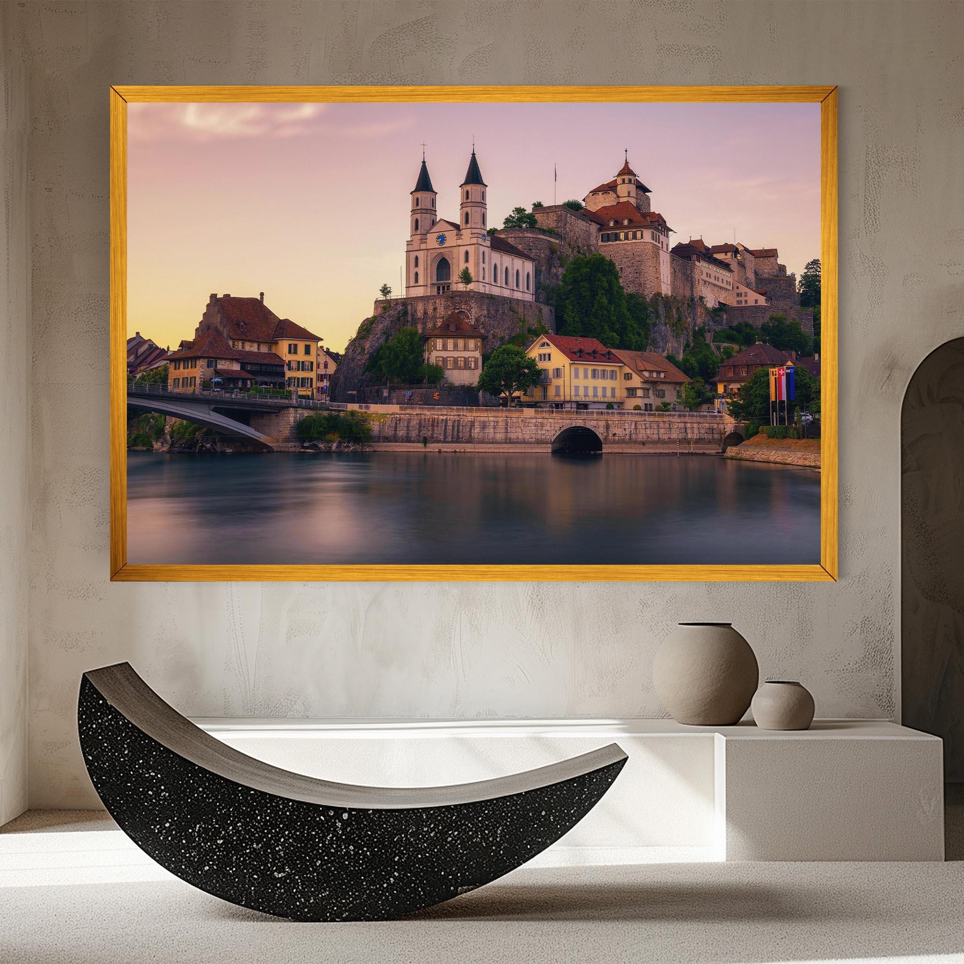 Leinwandbild Aarburg Castle mockup 8