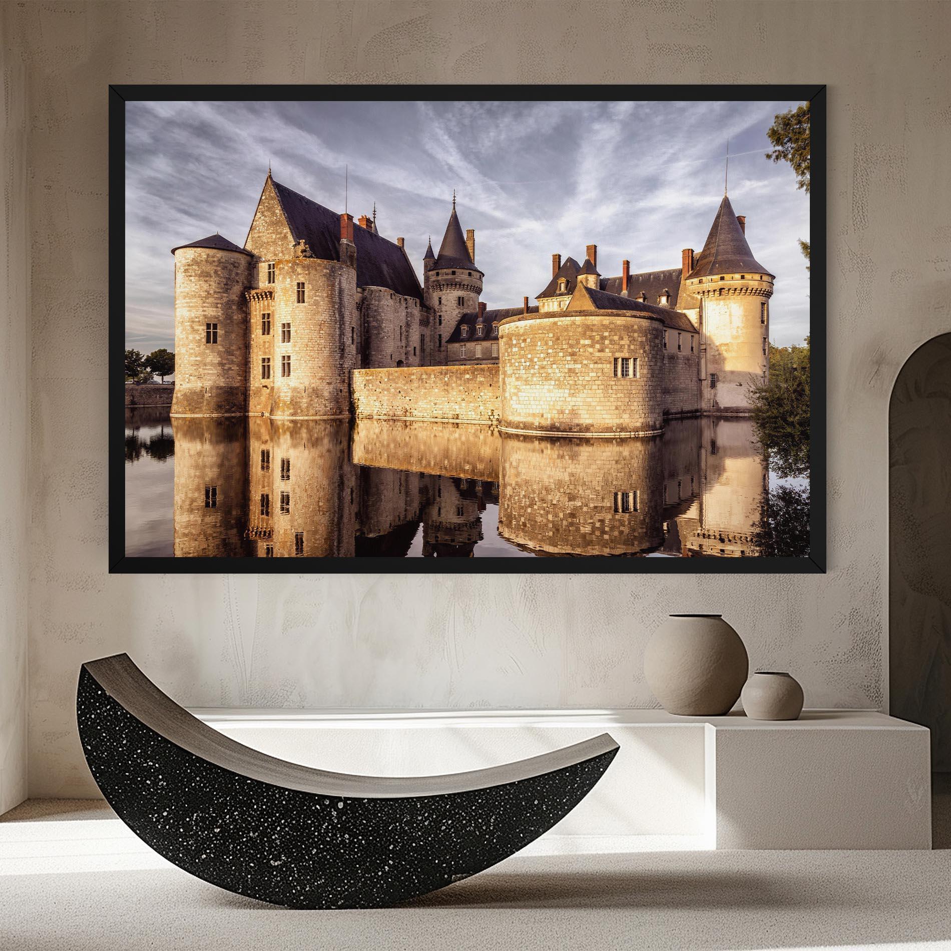 Leinwandbild Chateau Castle mockup 8