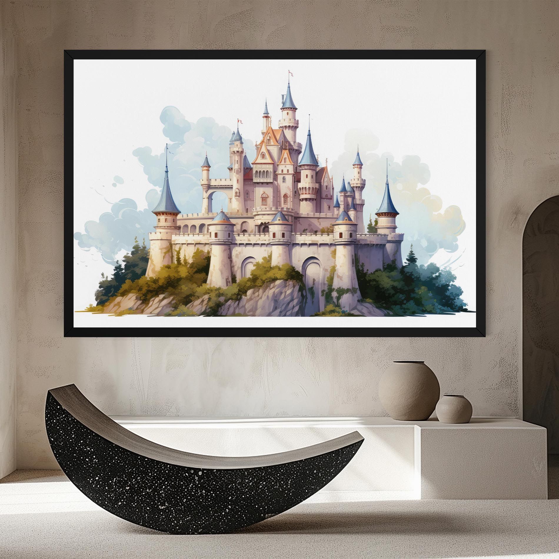 Illustration Castle mockup 8