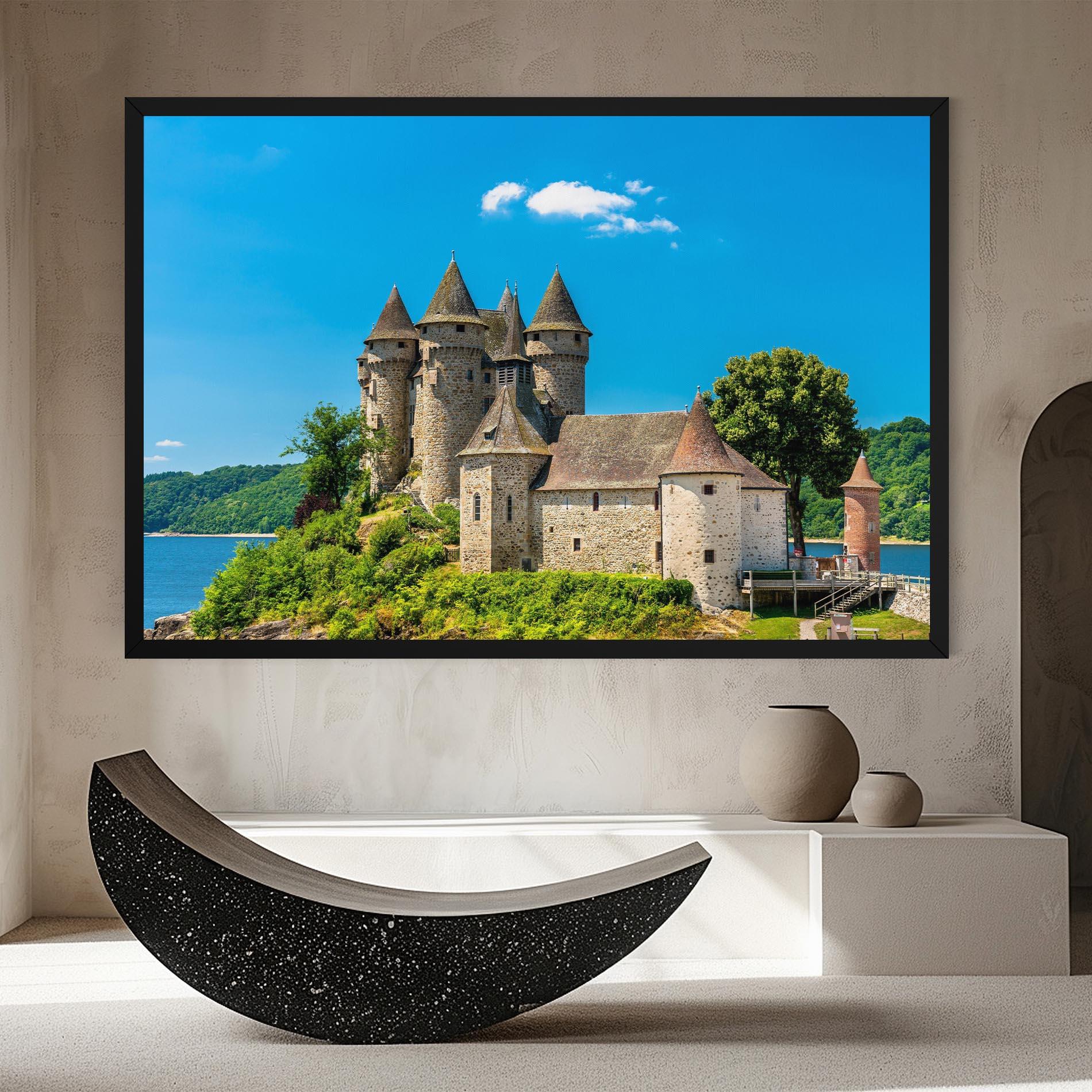 Leinwandbild Medieval Castle France mockup 8