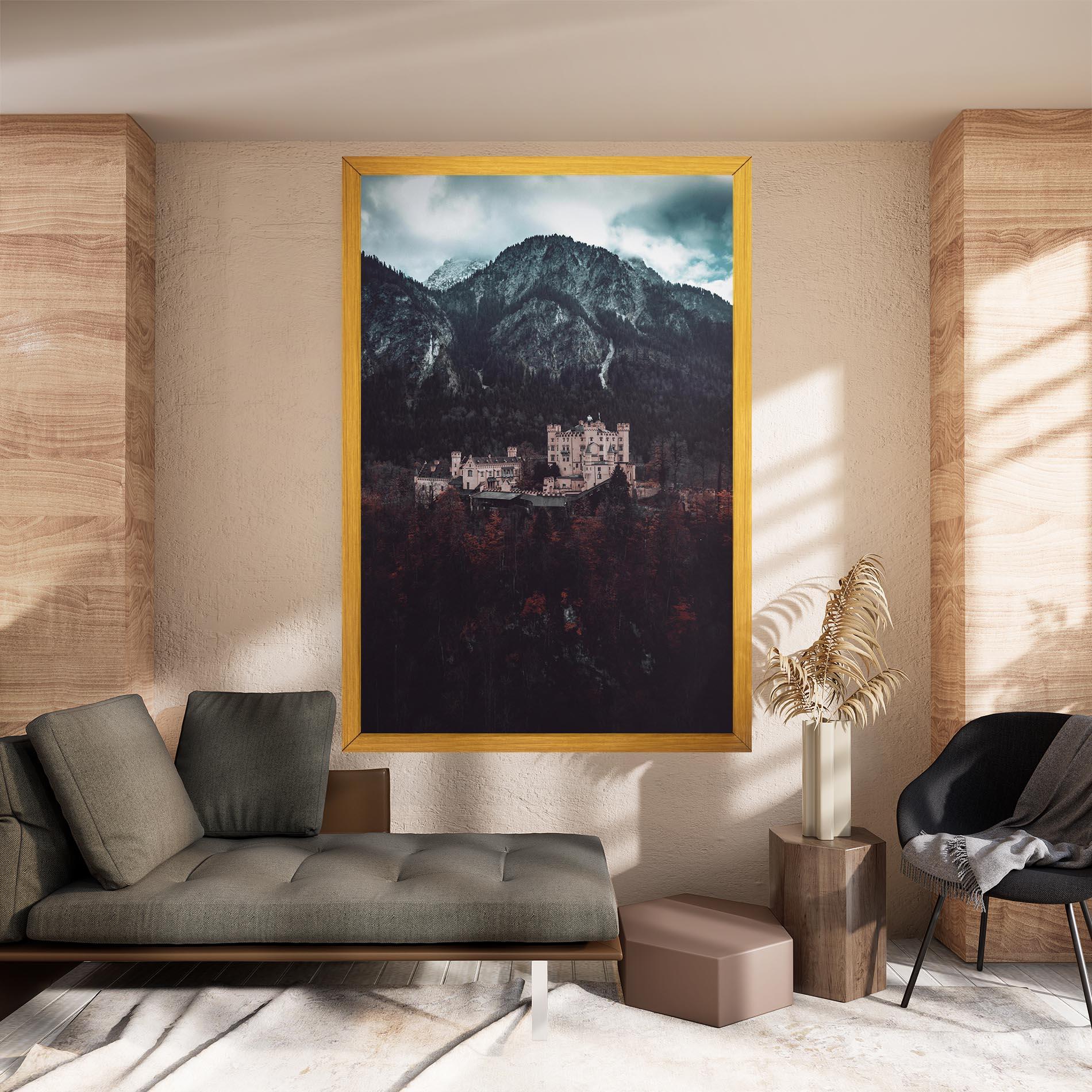 Leinwandbild Forest Castle mockup 8