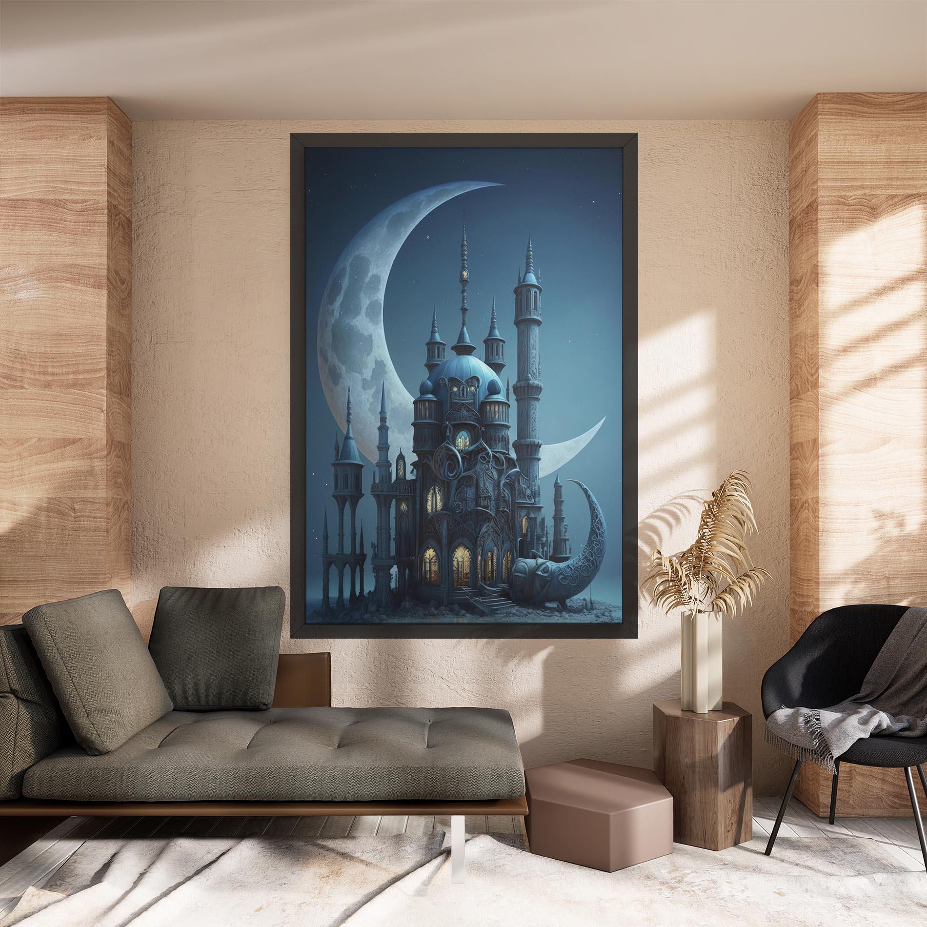 Leinwandbild Mosque Moon mockup 8