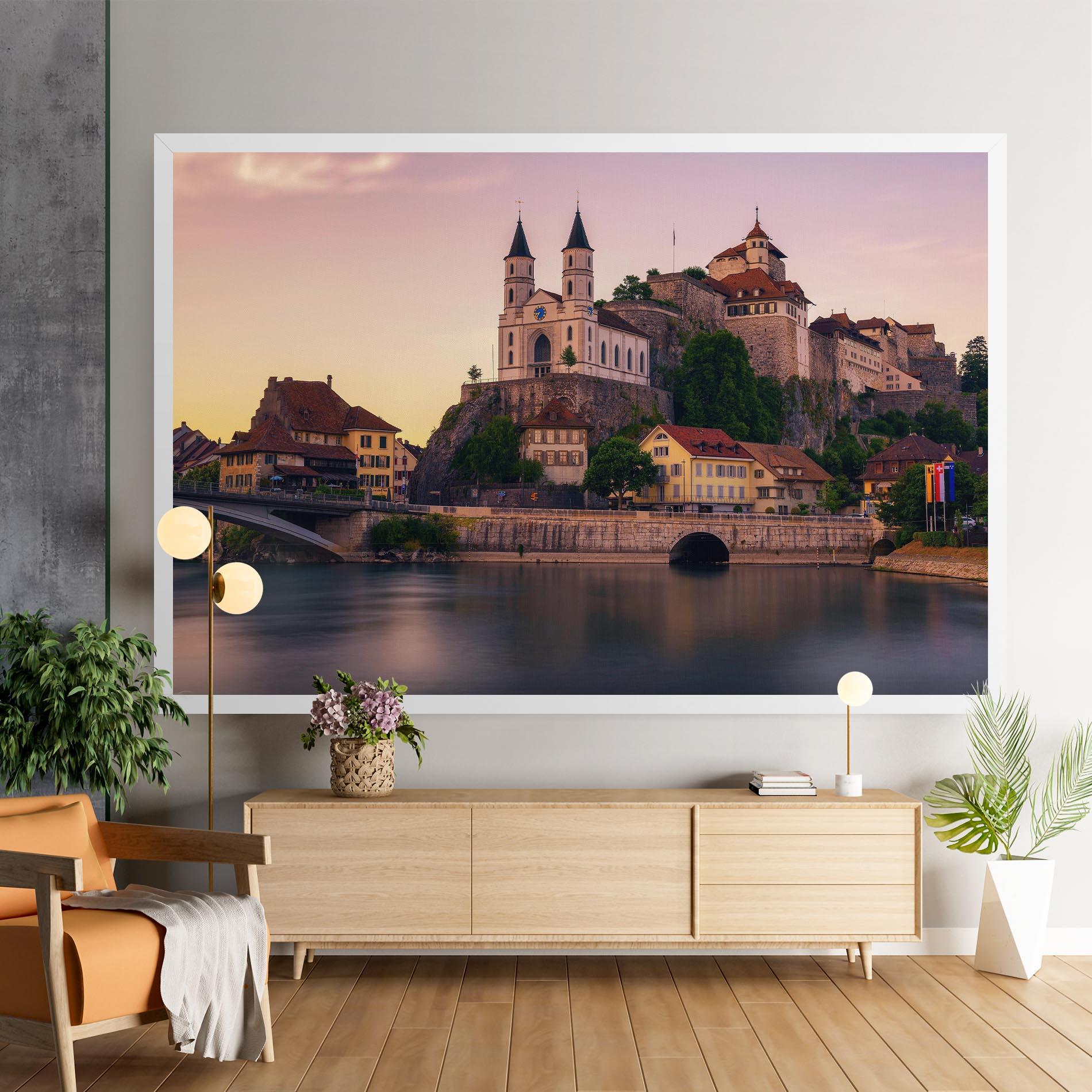 Leinwandbild Aarburg Castle mockup 9