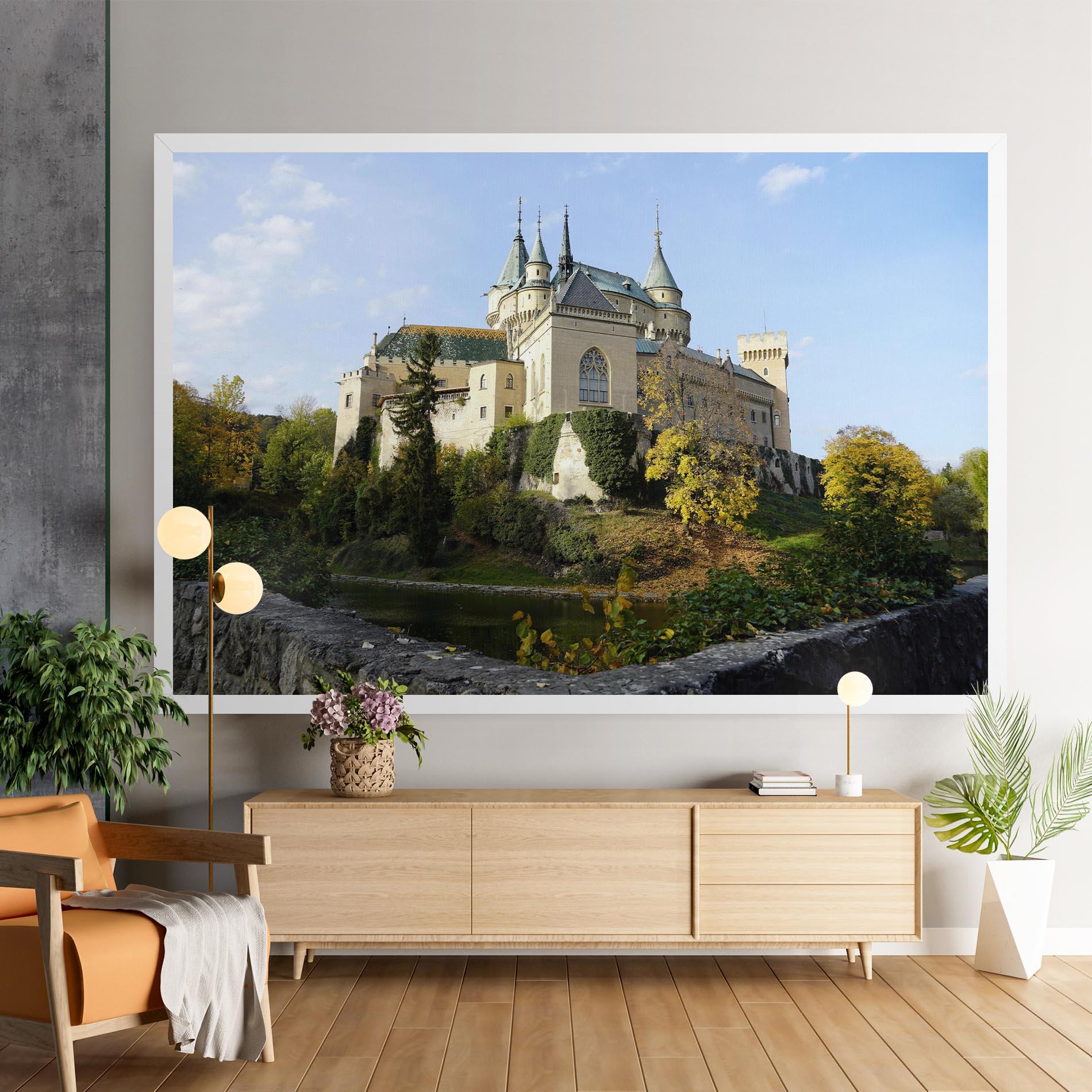 Leinwandbild Bojnice Castle Slovakia mockup 9