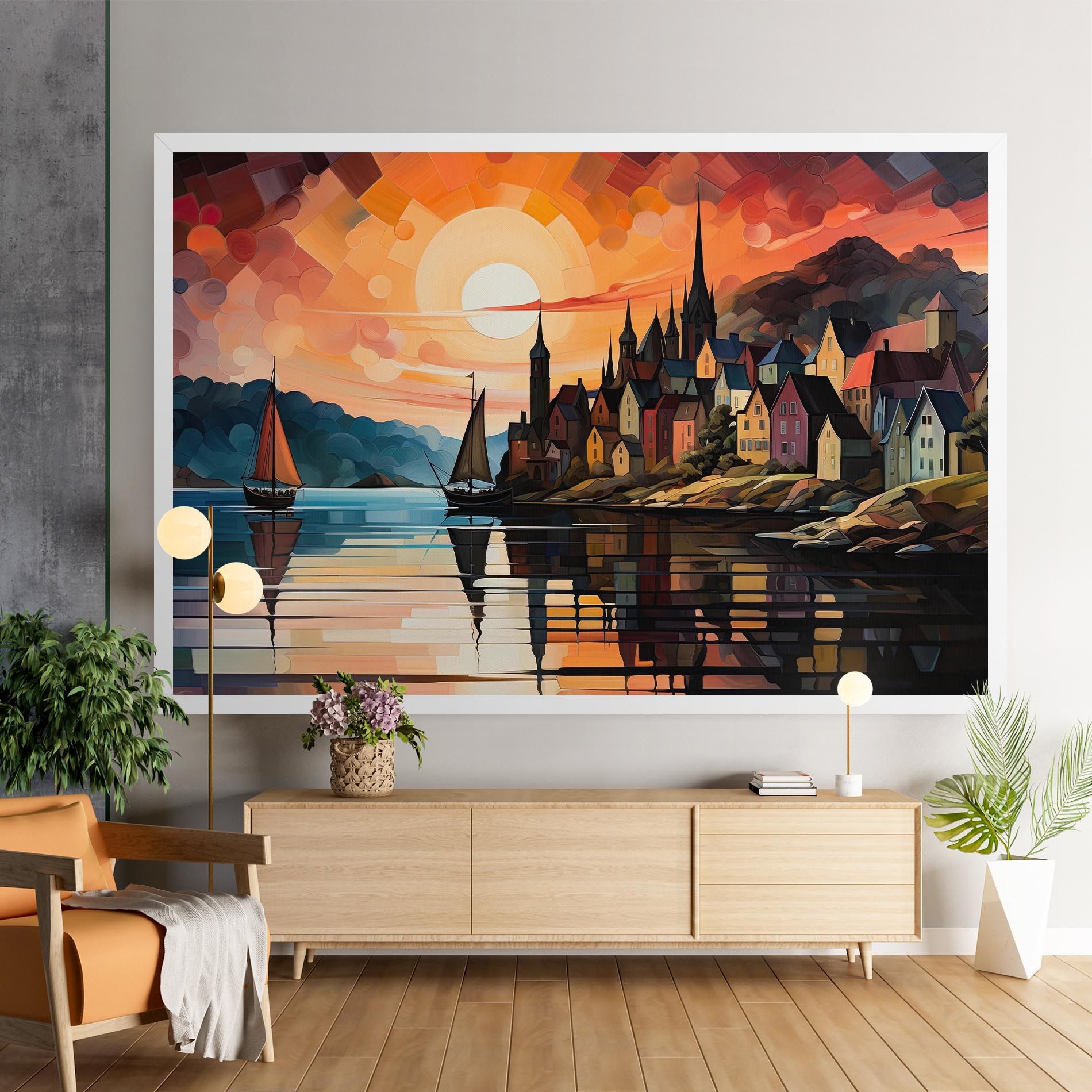 Castle Painting mockup 9