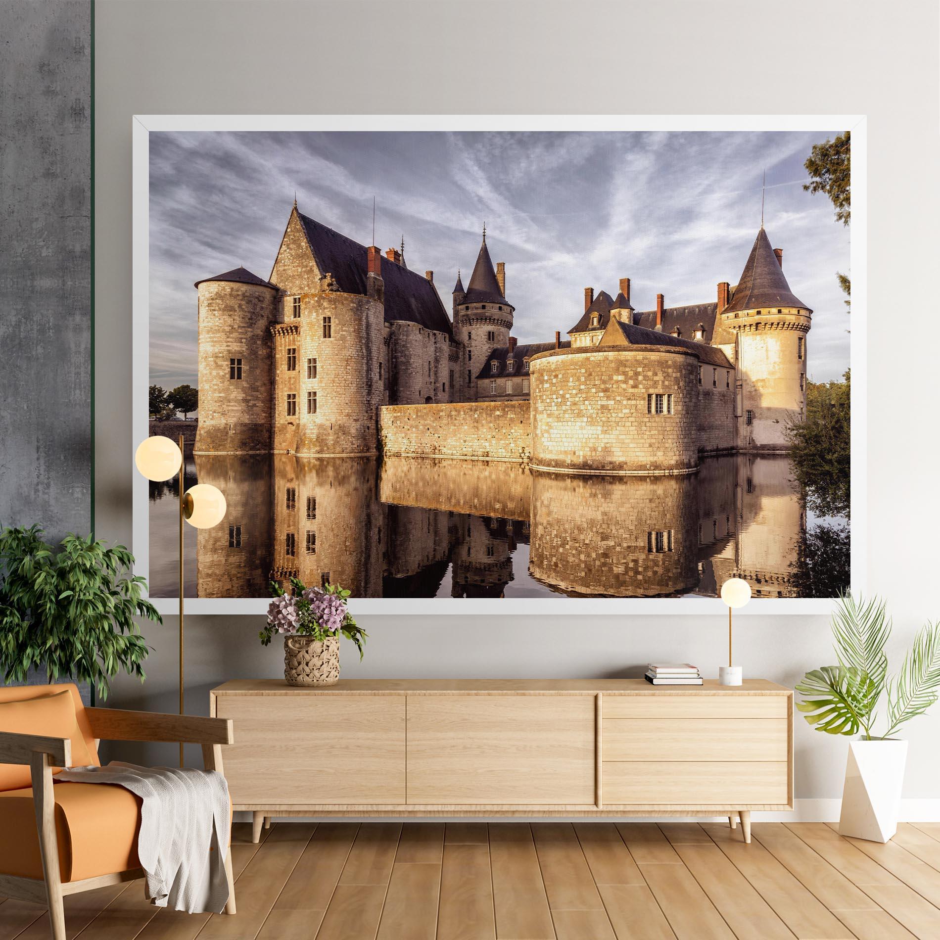Leinwandbild Chateau Castle mockup 9