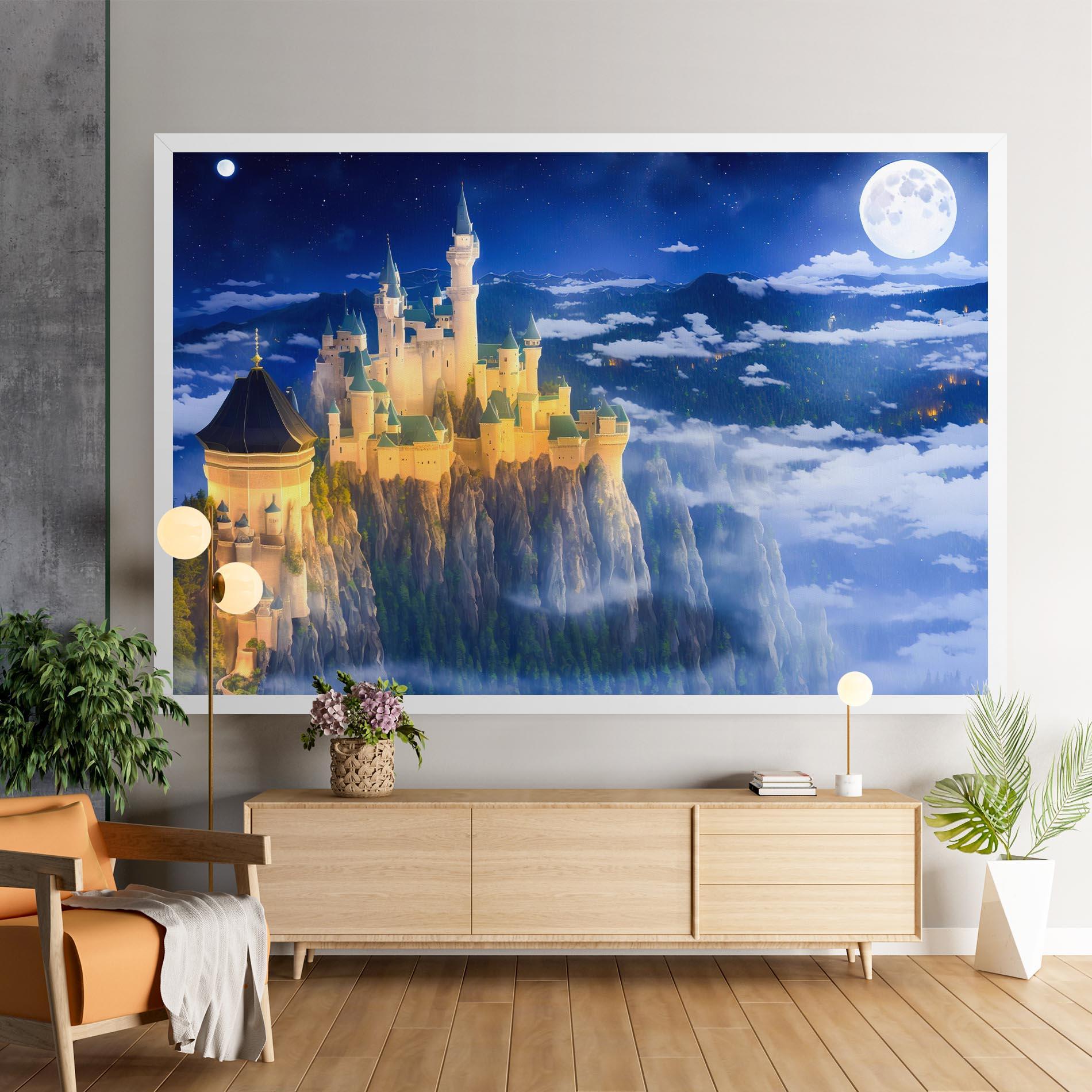 Leinwandbild Fairytale Castle mockup 9