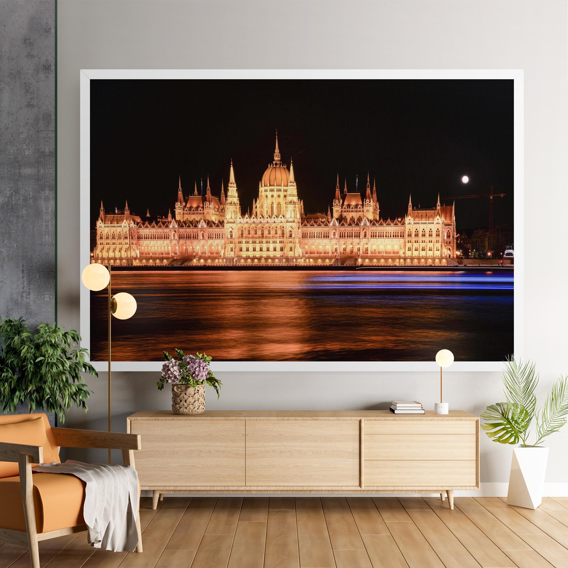 Leinwandbild Night Reflection mockup 9