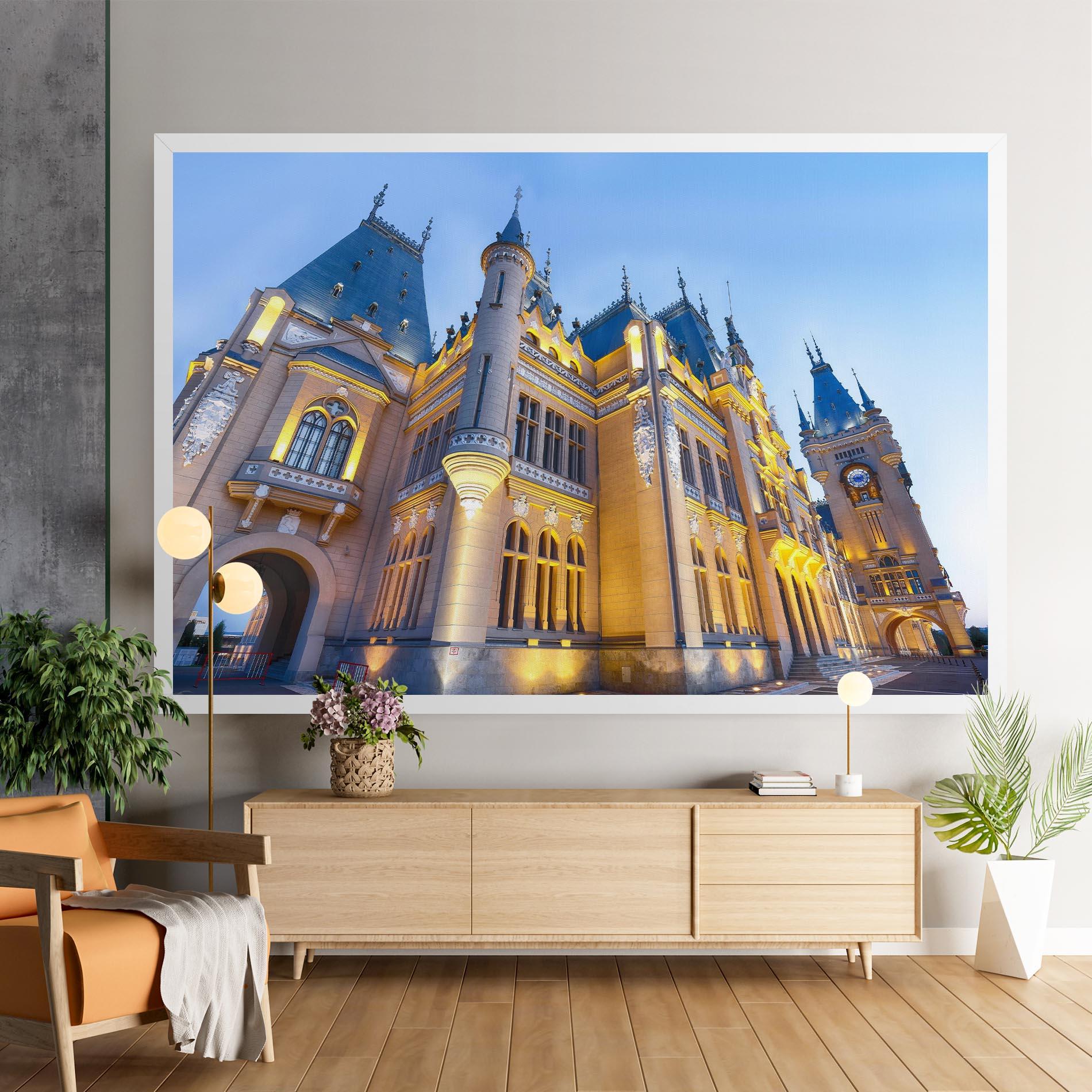 Leinwandbild Palace Culture Romania mockup 9