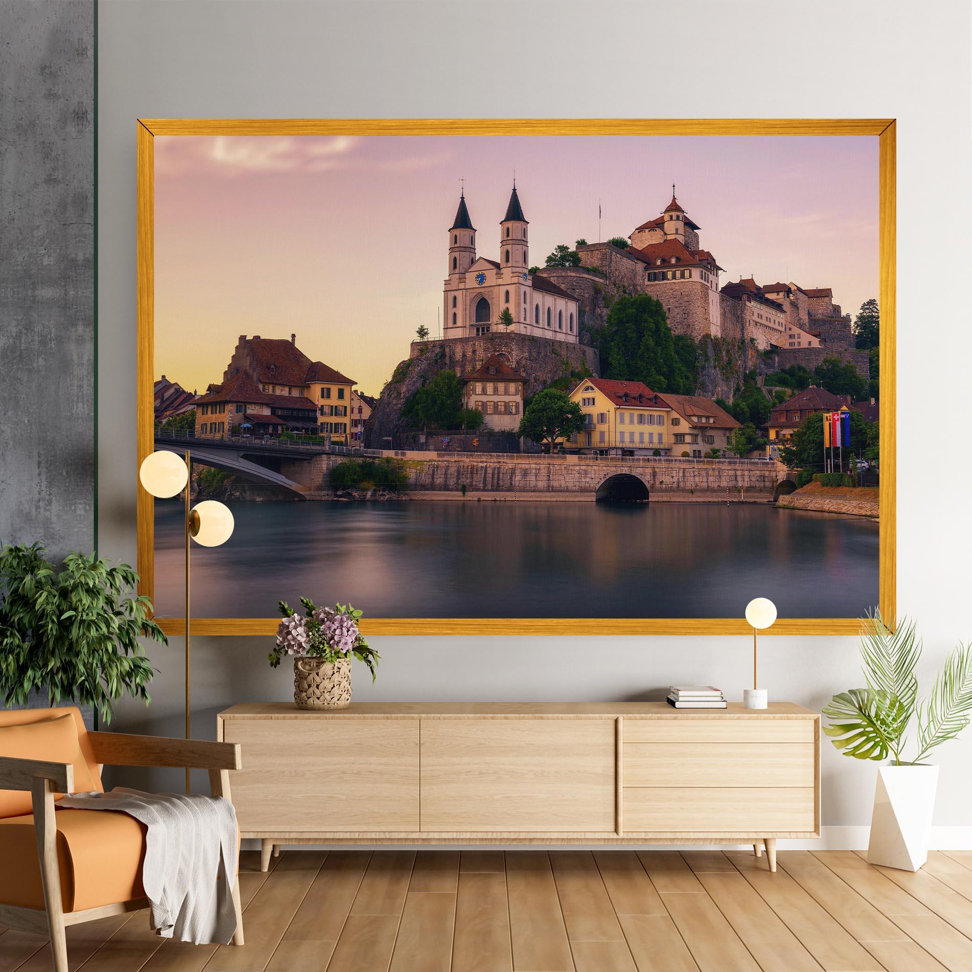 Leinwandbild Aarburg Castle mockup 9