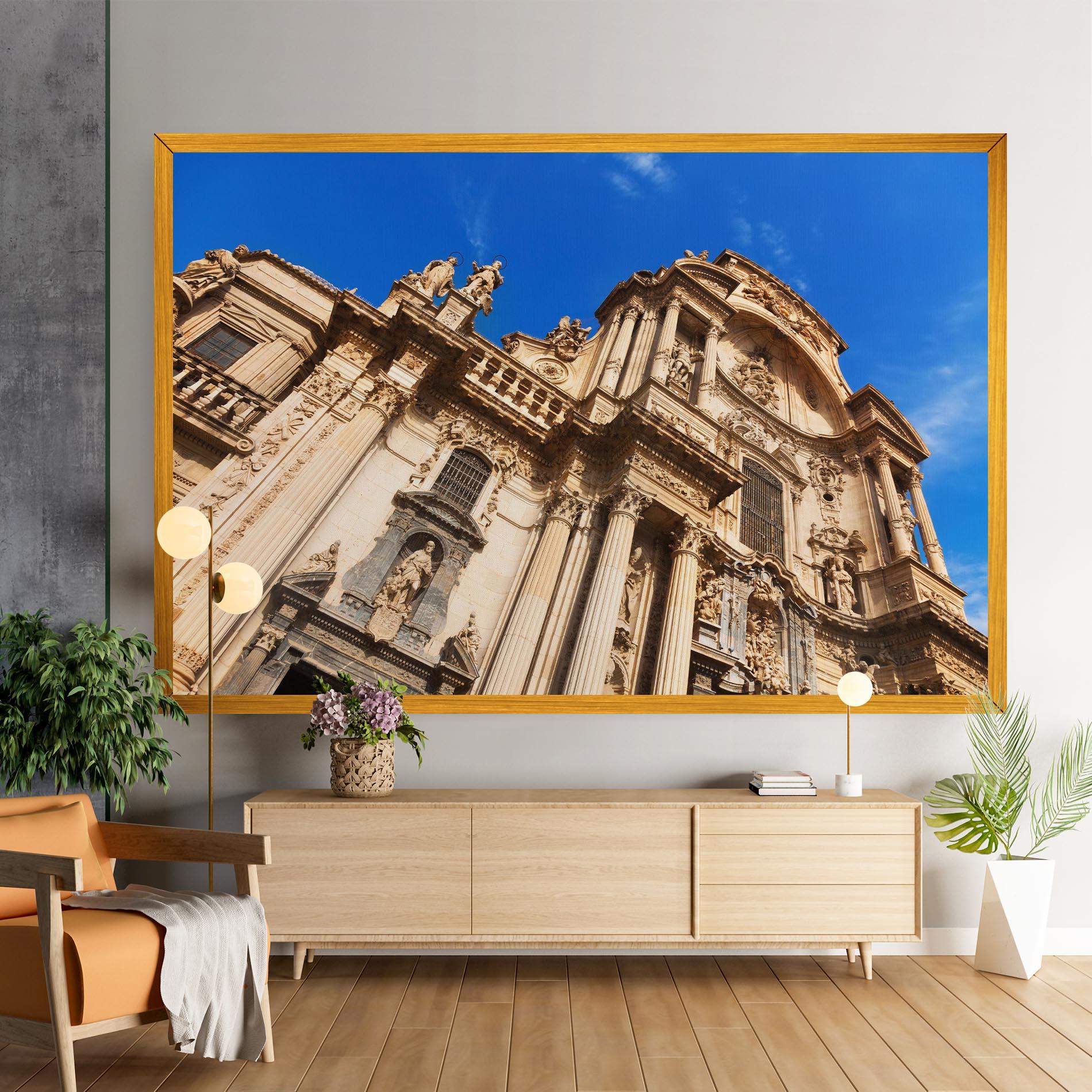 Leinwandbild Church Saint Mary mockup 9