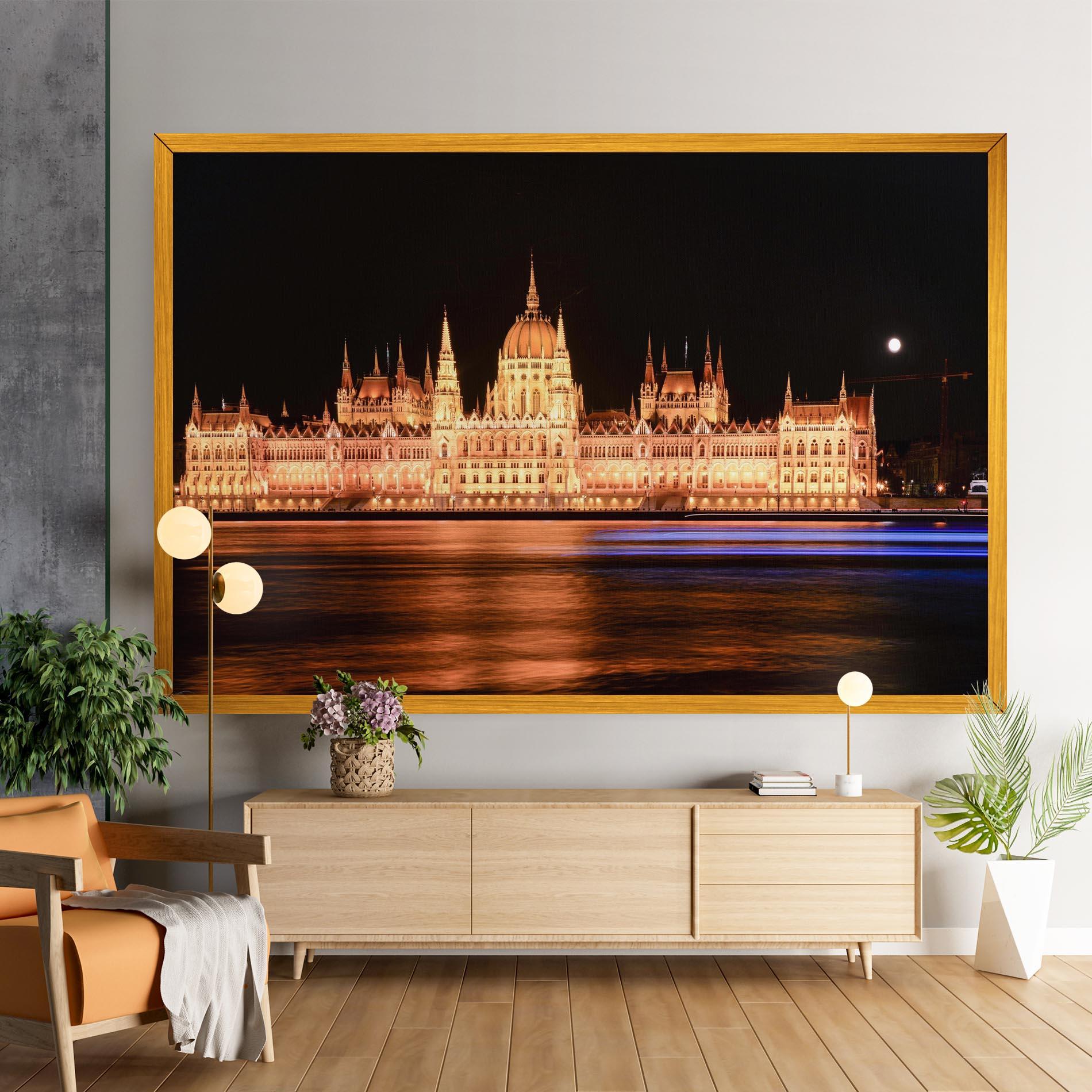 Leinwandbild Night Reflection mockup 9