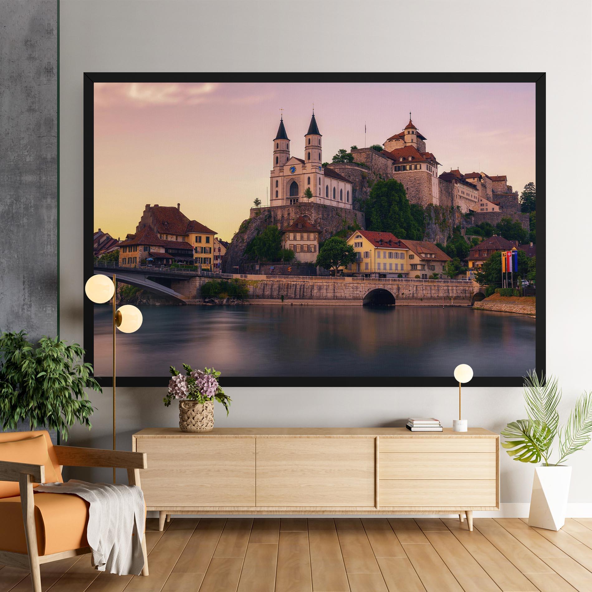 Leinwandbild Aarburg Castle mockup 9