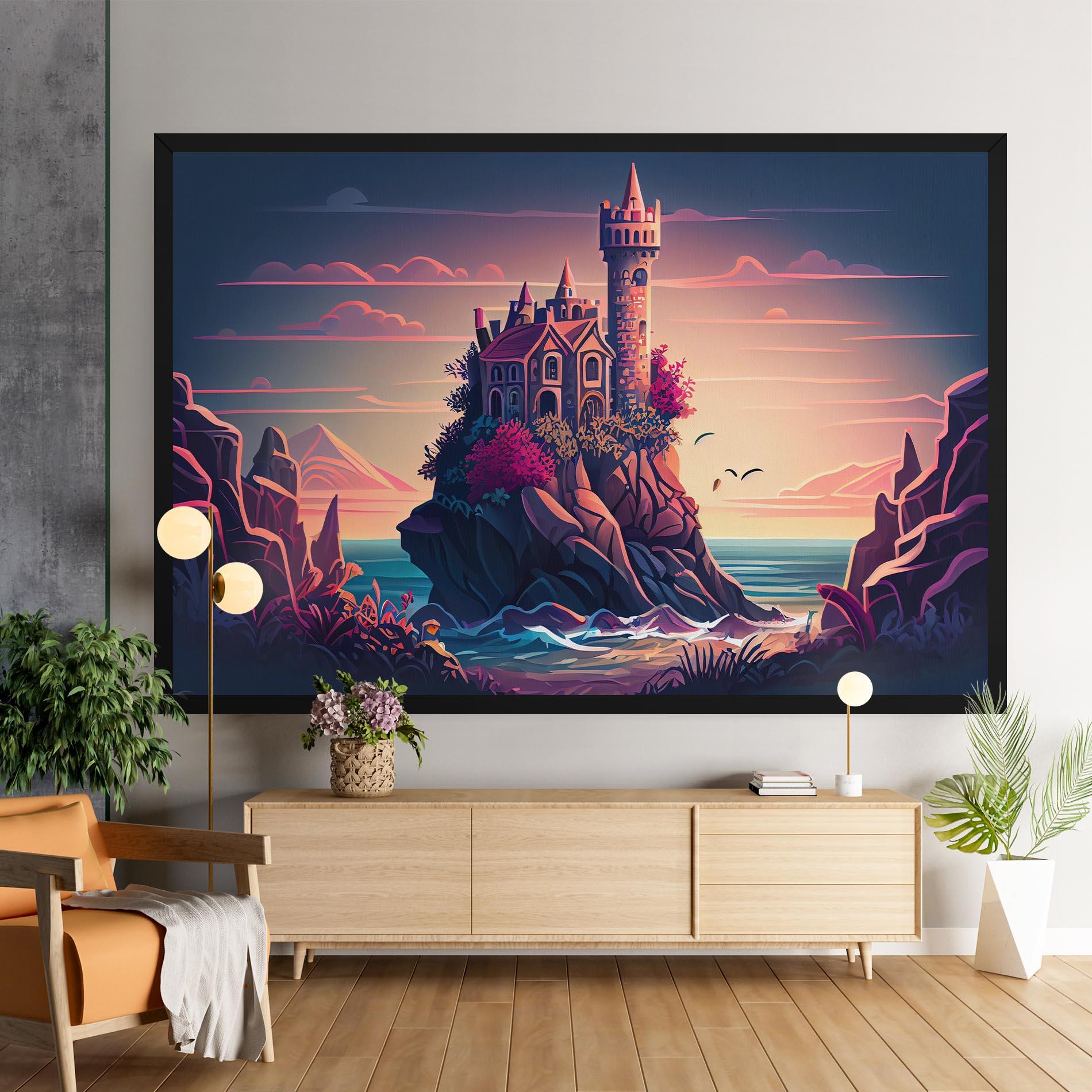 Leinwandbild Cliff Castle mockup 9