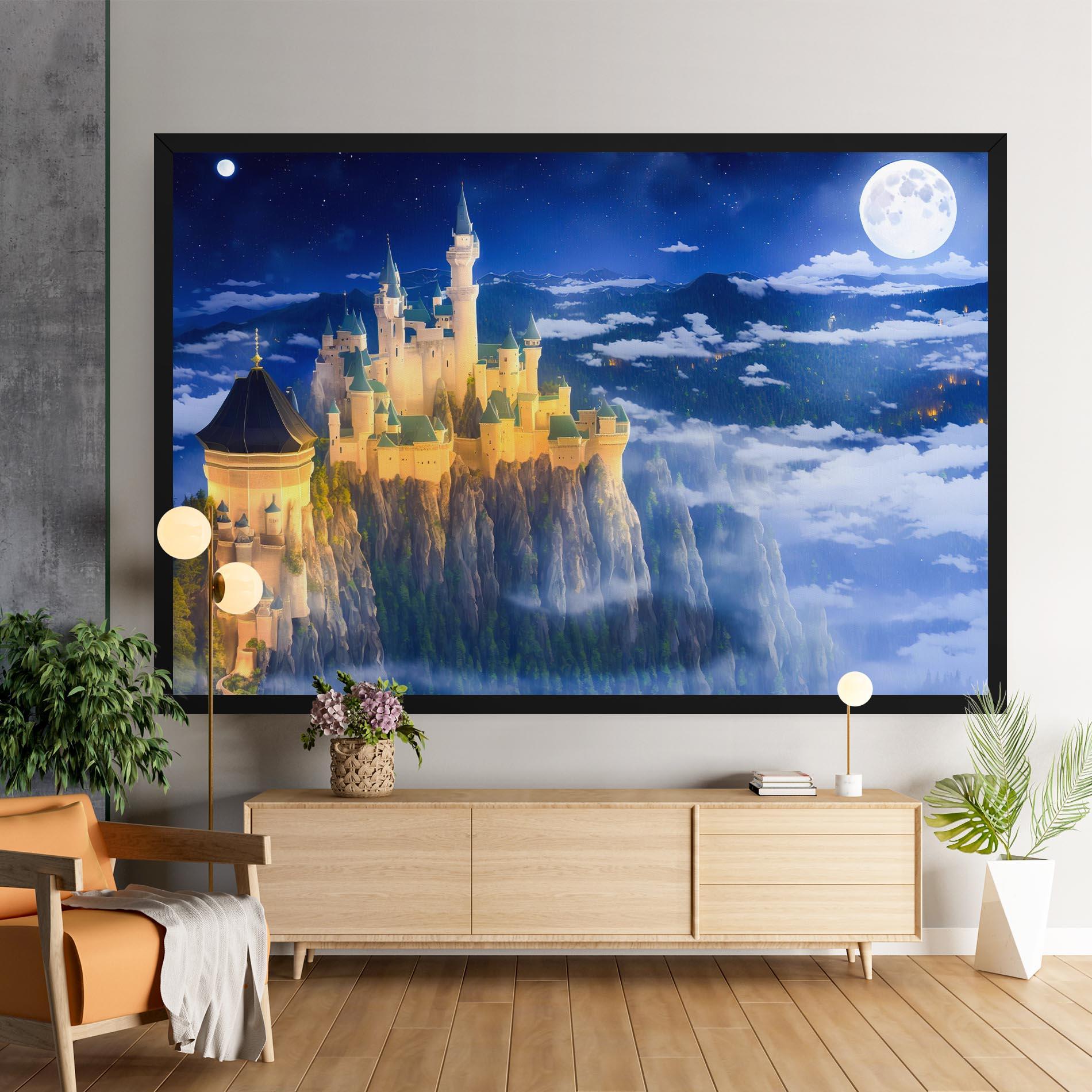 Leinwandbild Fairytale Castle mockup 9
