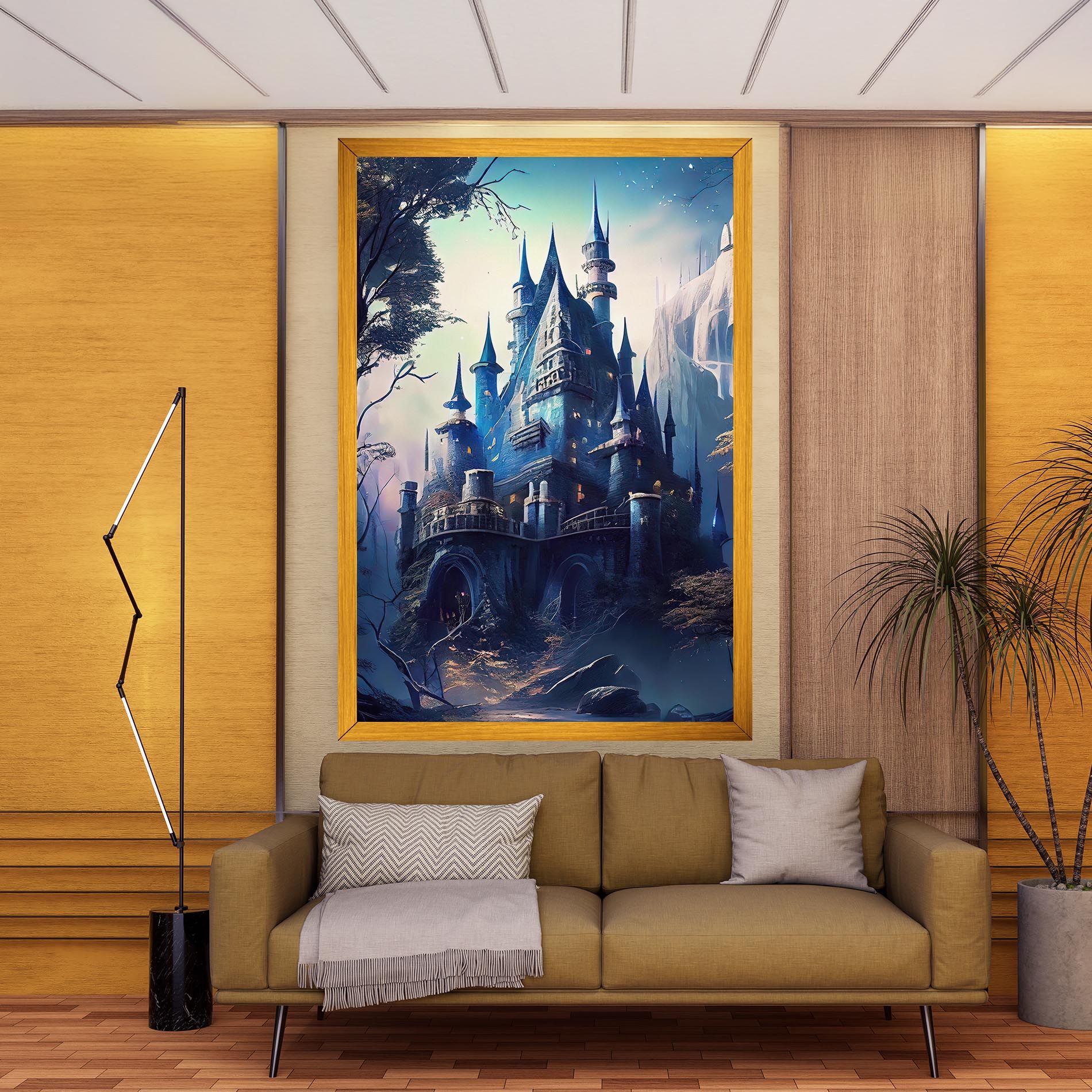 Blue Art Castle mockup 9