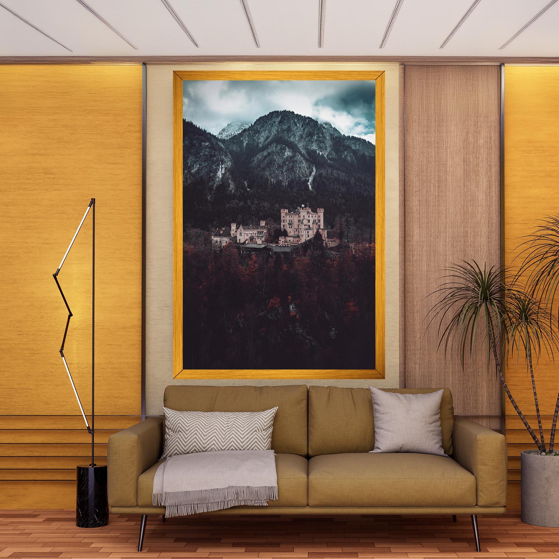 Leinwandbild Forest Castle mockup 9