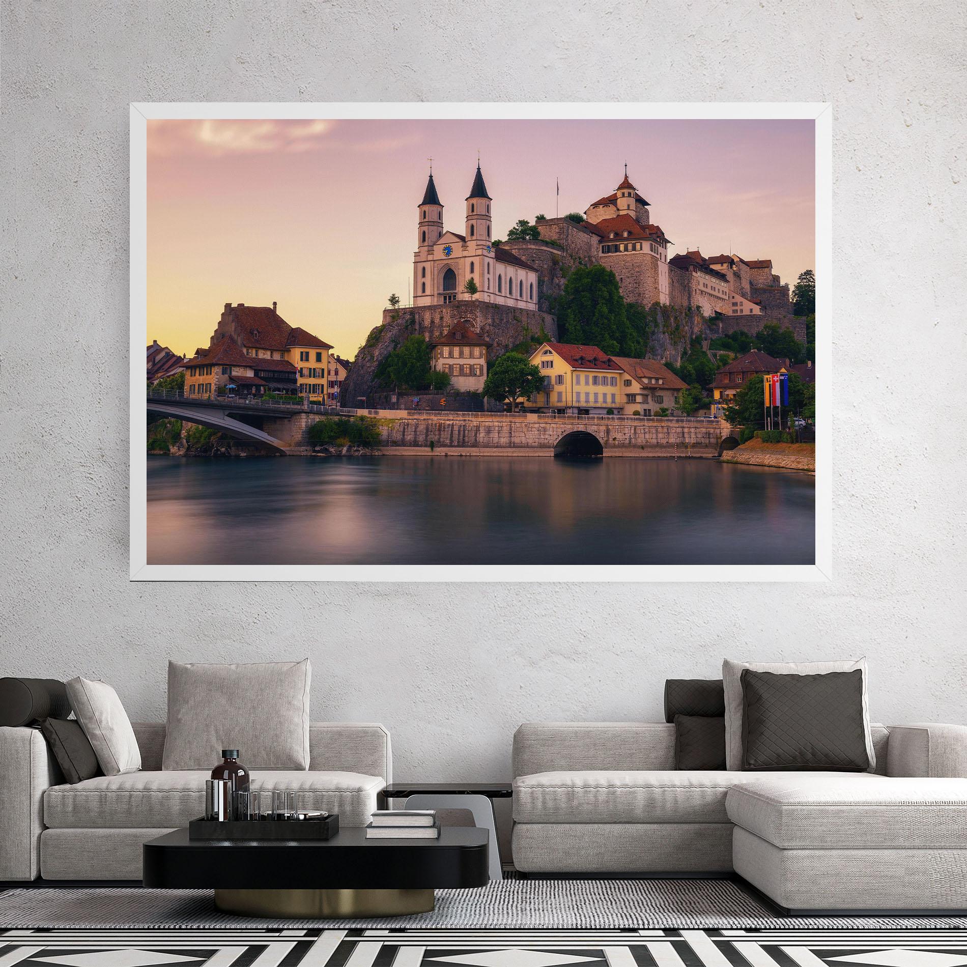 Leinwandbild Aarburg Castle mockup 2