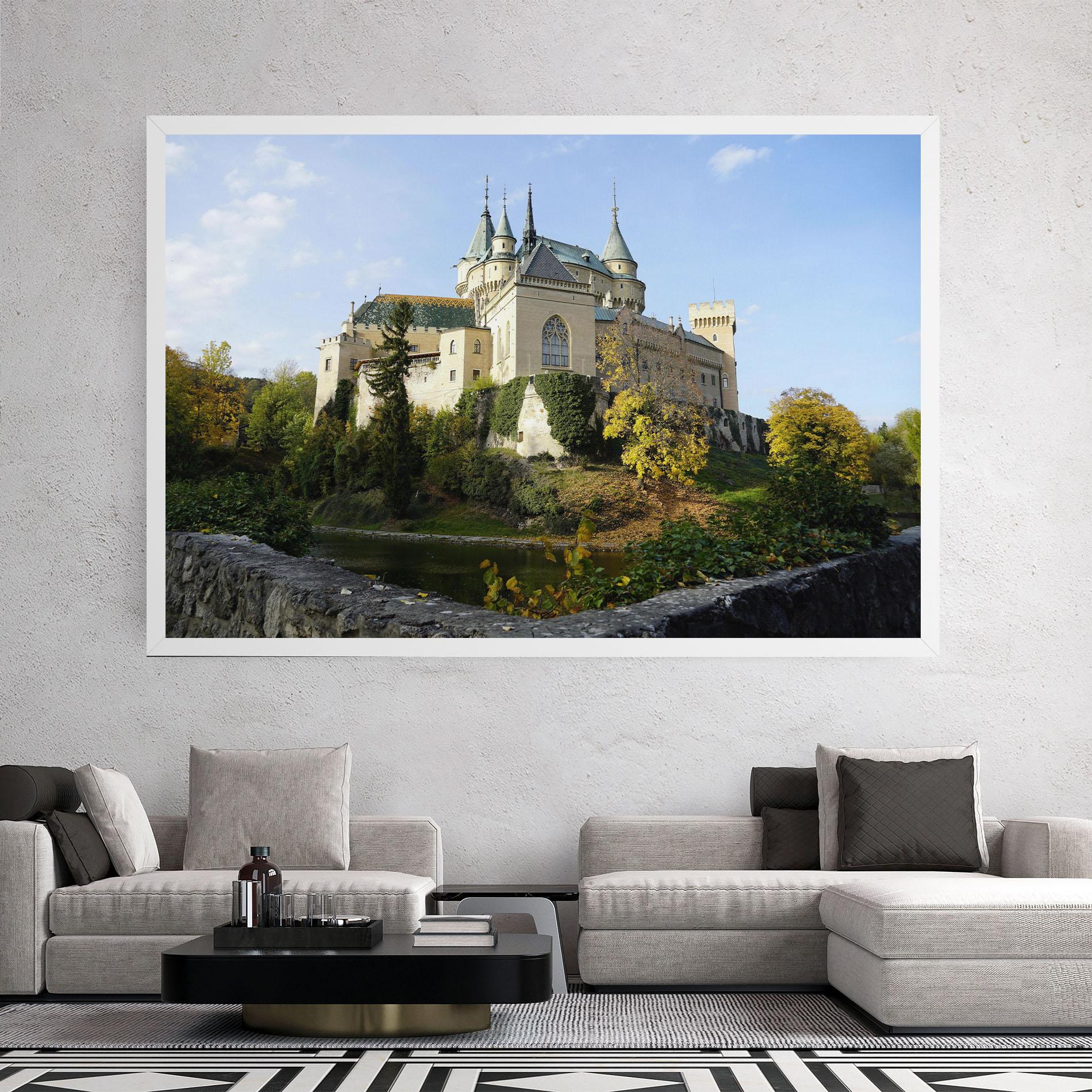Leinwandbild Bojnice Castle Slovakia mockup 2