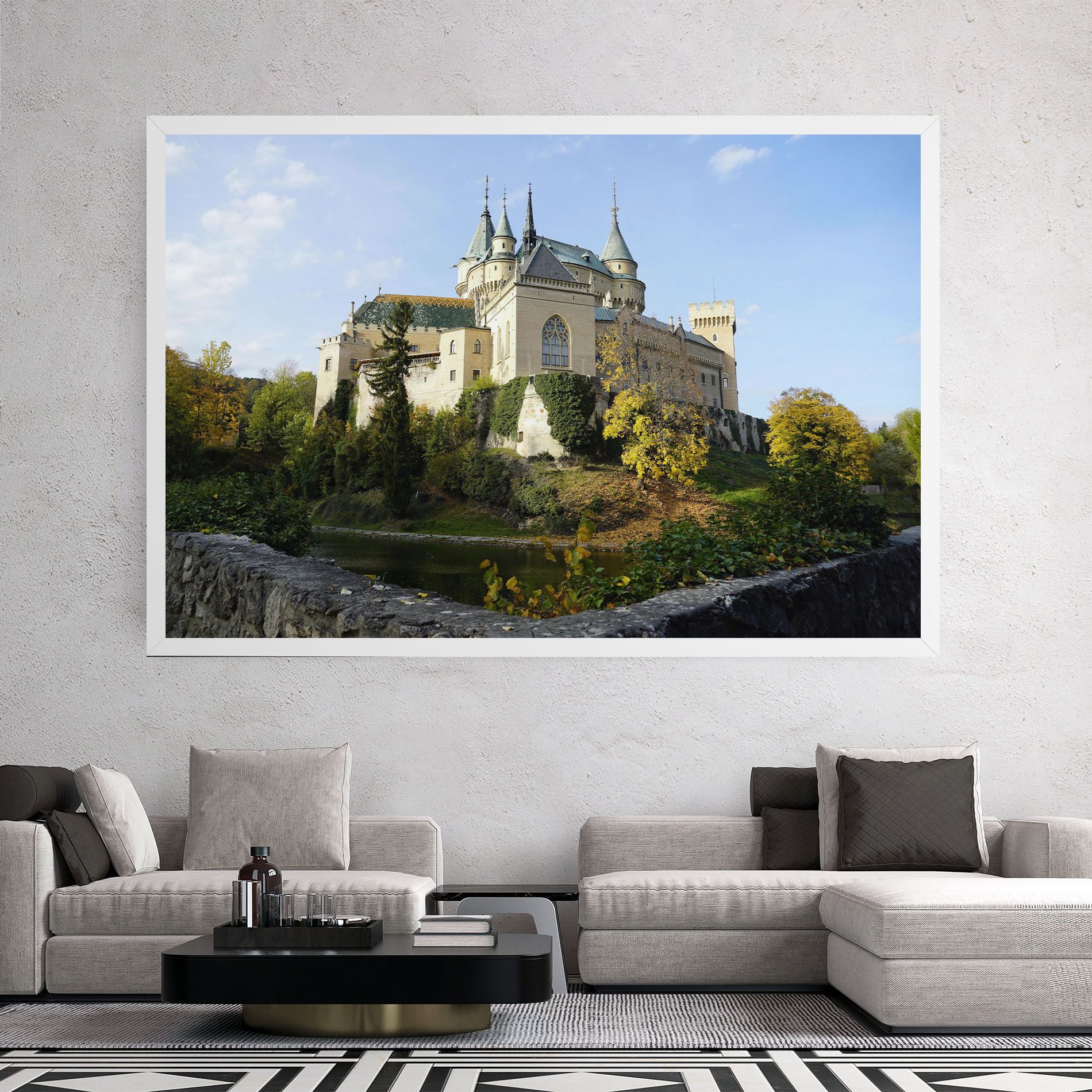 Bojnice Castle Slovakia mockup 2